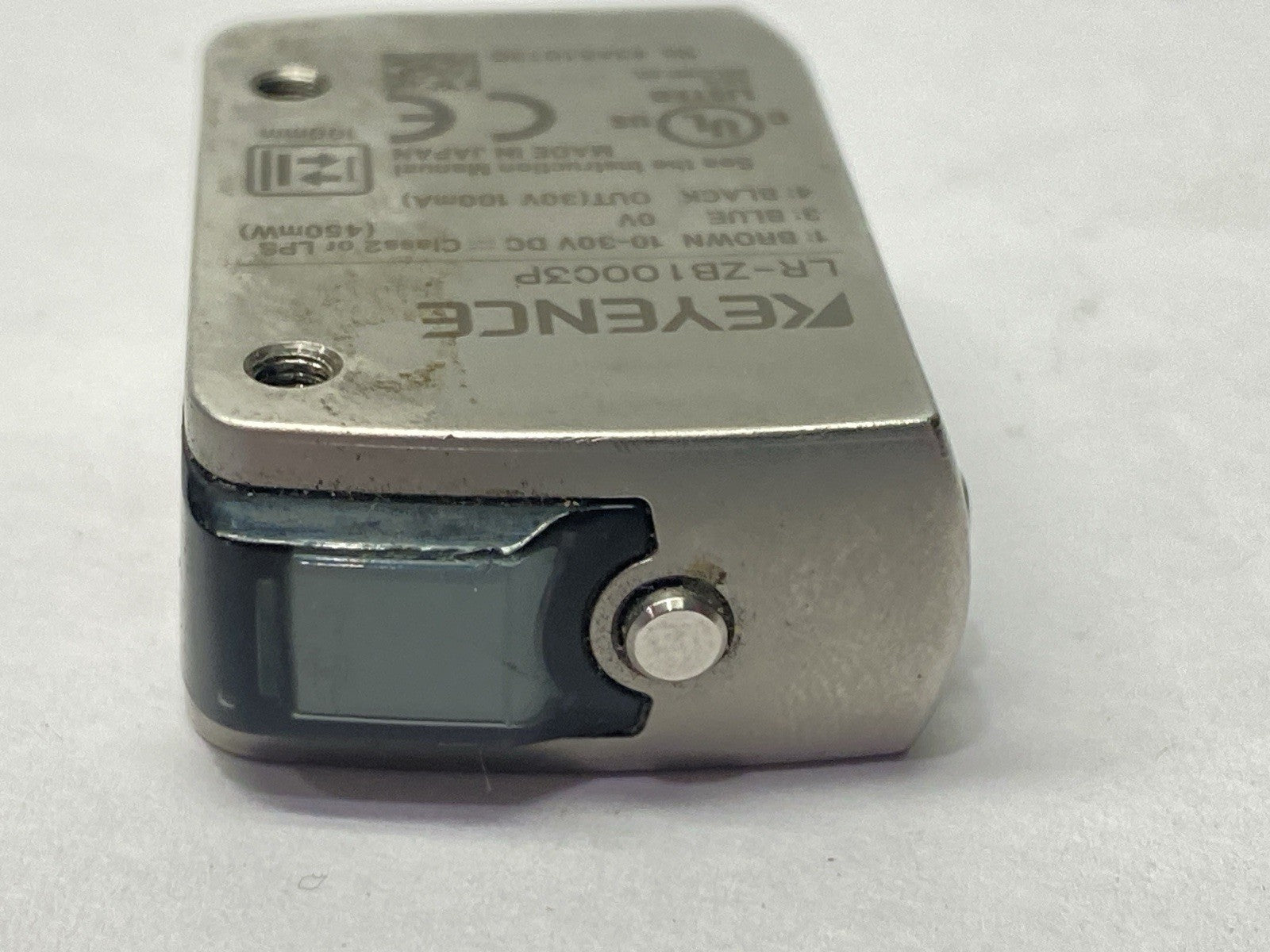 Keyence LR-ZB100C3P Self-Contained CMOS Laser Sensor Rectangular M8 Connector - Maverick Industrial Sales