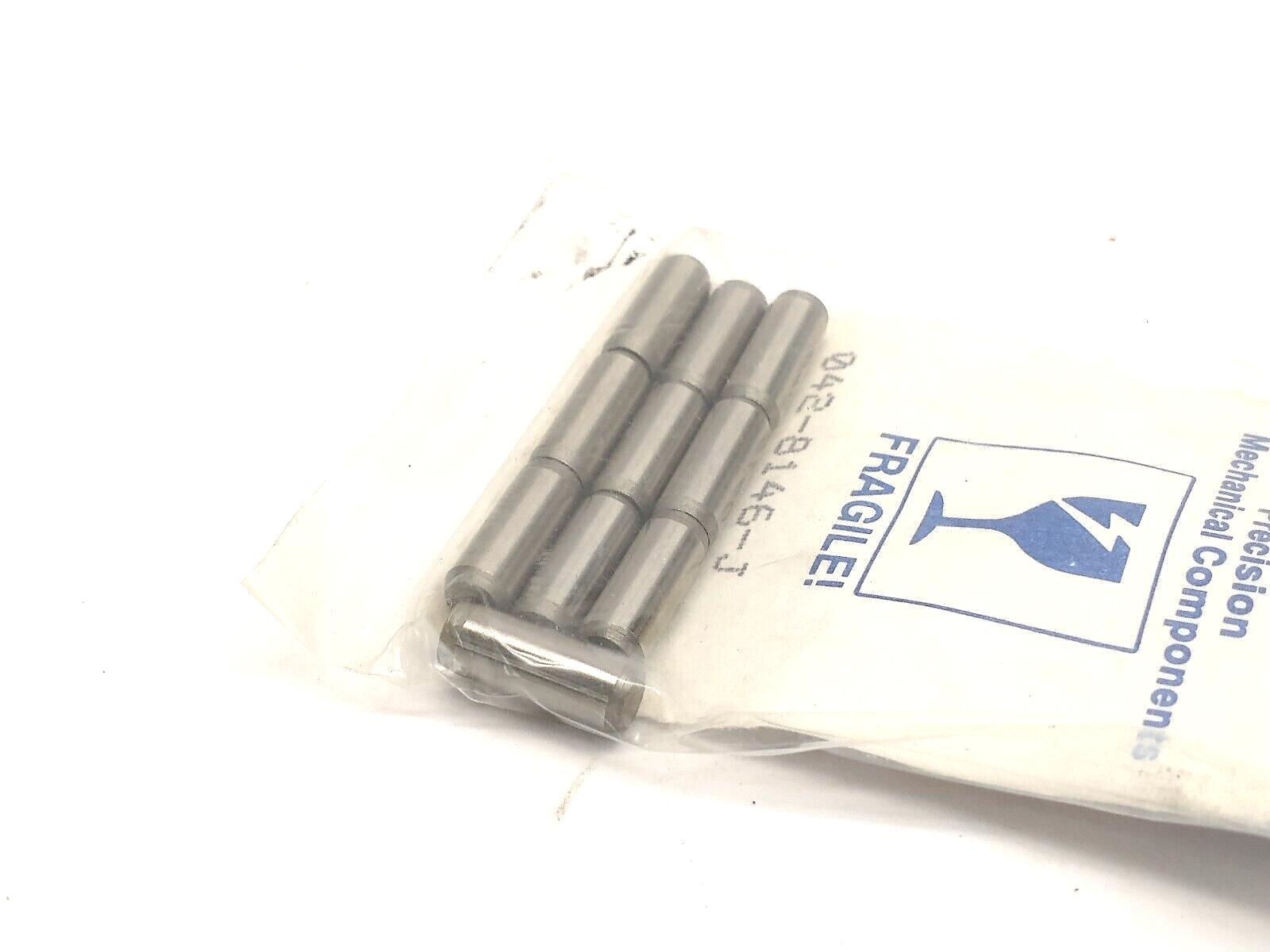 WM Berg D27-4 Dowel Pin 416 Stainless Steel 3/16" Diameter 1/2" Length LOT OF 10 - Maverick Industrial Sales
