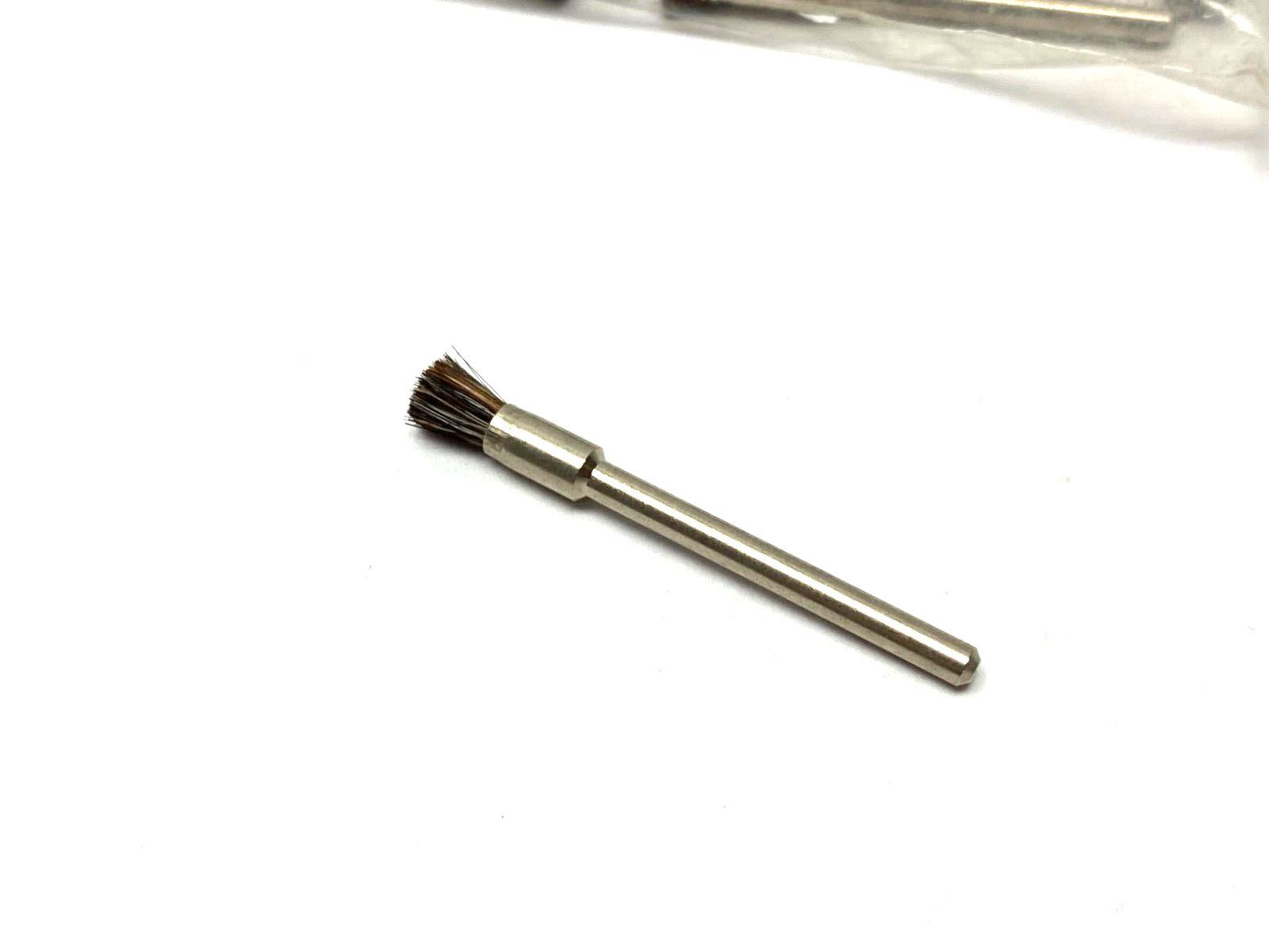 Weiler 26122 3/16" Miniature End Brush Soft Hair Fill 1/8" Stem PKG OF 40 - Maverick Industrial Sales
