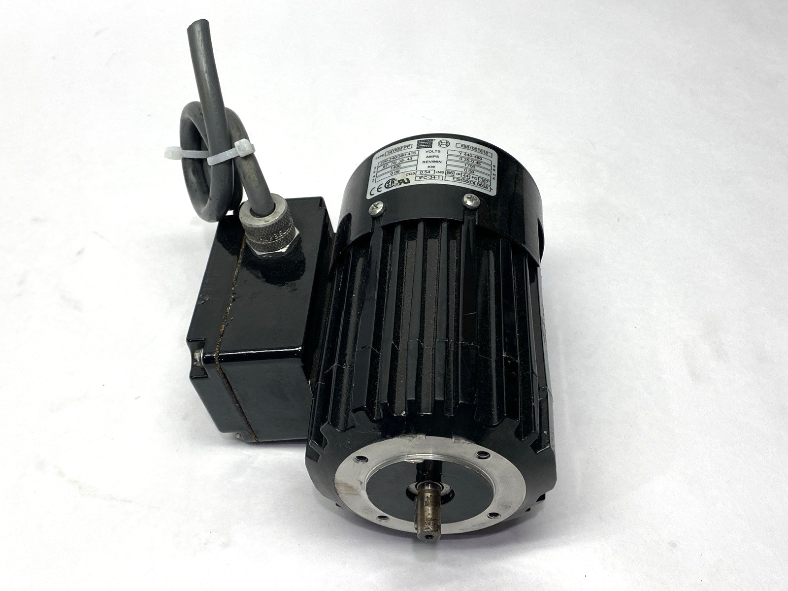 8981001818 | Rexroth Electric Motor 1700 RPM 440-480V 34Y6BFPP - Used - Maverick Industrial Sales