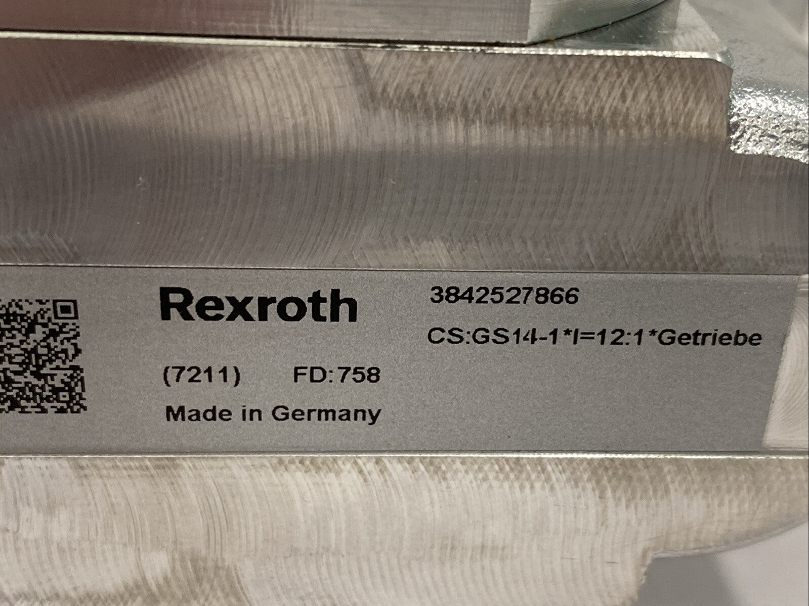 Bosch Rexroth 3842527866 Slip-On Gear Unit GS 14-1 I=12.1 - Maverick Industrial Sales