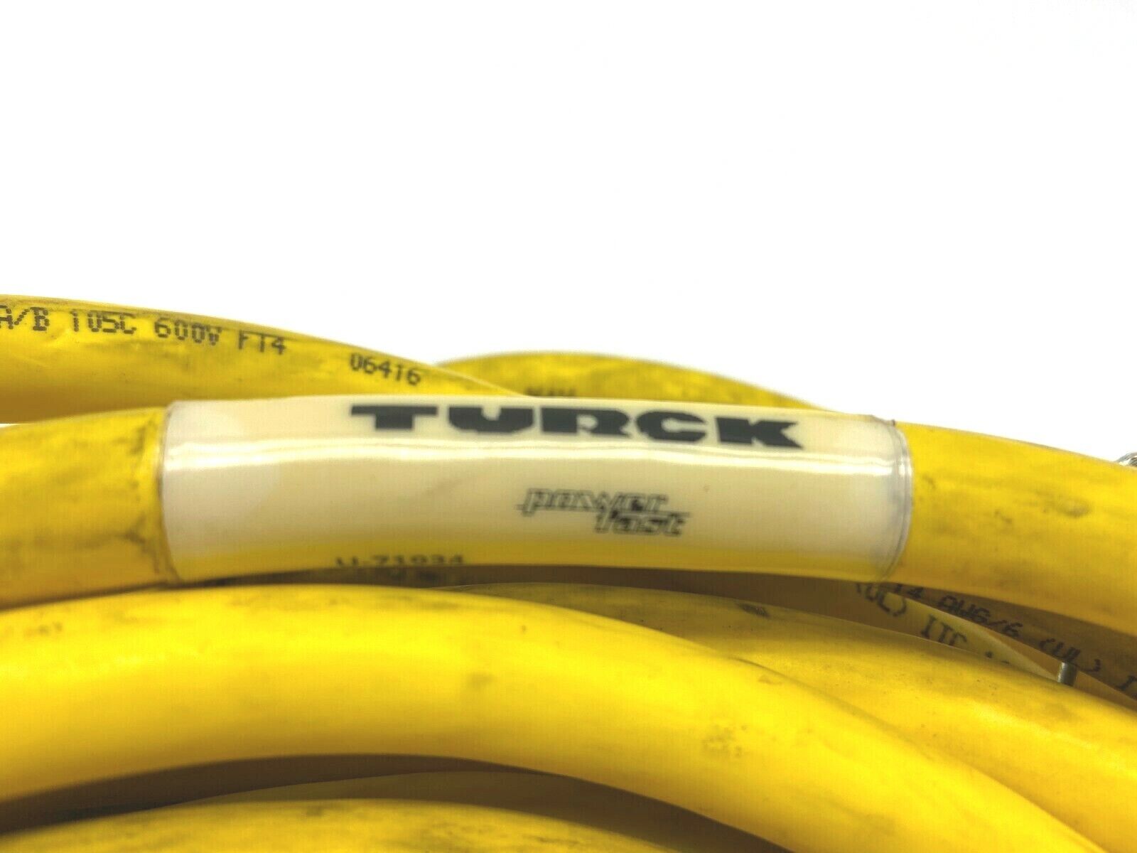 Turck CKM 64-078-10 Powerfast Cordset U-71934 - Maverick Industrial Sales