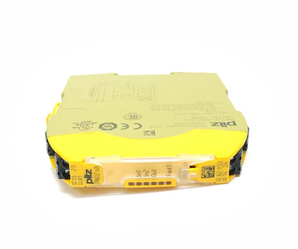PNOZ s8 24VDC 2n/o,750108 | Pilz PNOZ s8 24VDC 2n/o Contact Expansion Module 750108 - Used - Maverick Industrial Sales