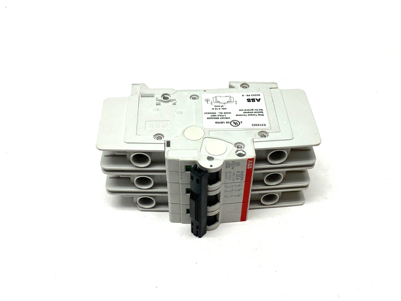 ABB 2CDS273327R0547 Circuit Breaker 3-Pole K-Curve 35A SU203PR-K35A CHIPPED - Maverick Industrial Sales