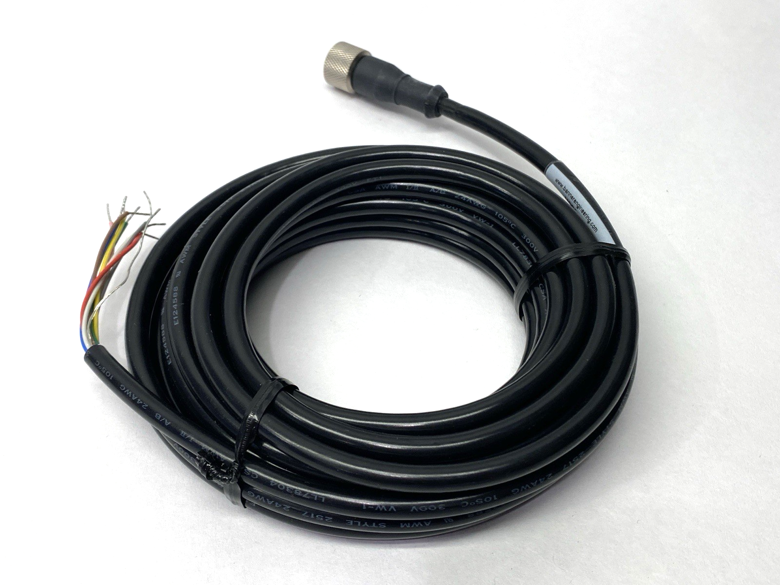 MQDC2S-815 | Banner Single Ended Cordset M12 8-Pin Straight Female Connector 70976 - New – Open box - Maverick Industrial Sales