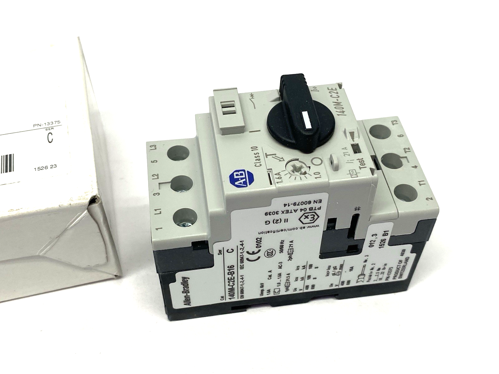 Allen Bradley 140M-C2E-B16 Ser. C Motor Protection Circuit Breaker 1.0 to 1.6A - Maverick Industrial Sales