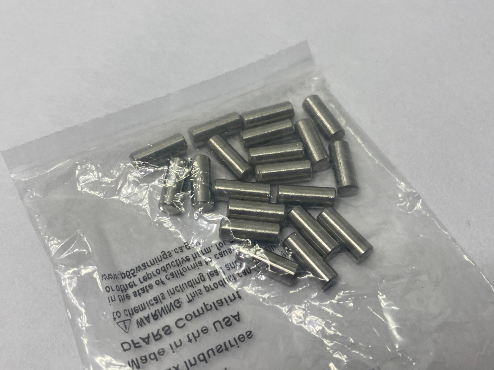 Radax Industries DPS03X08MC Stainless Steel Dowel Pin 3/16" x 1/2" PKG OF 20 - Maverick Industrial Sales