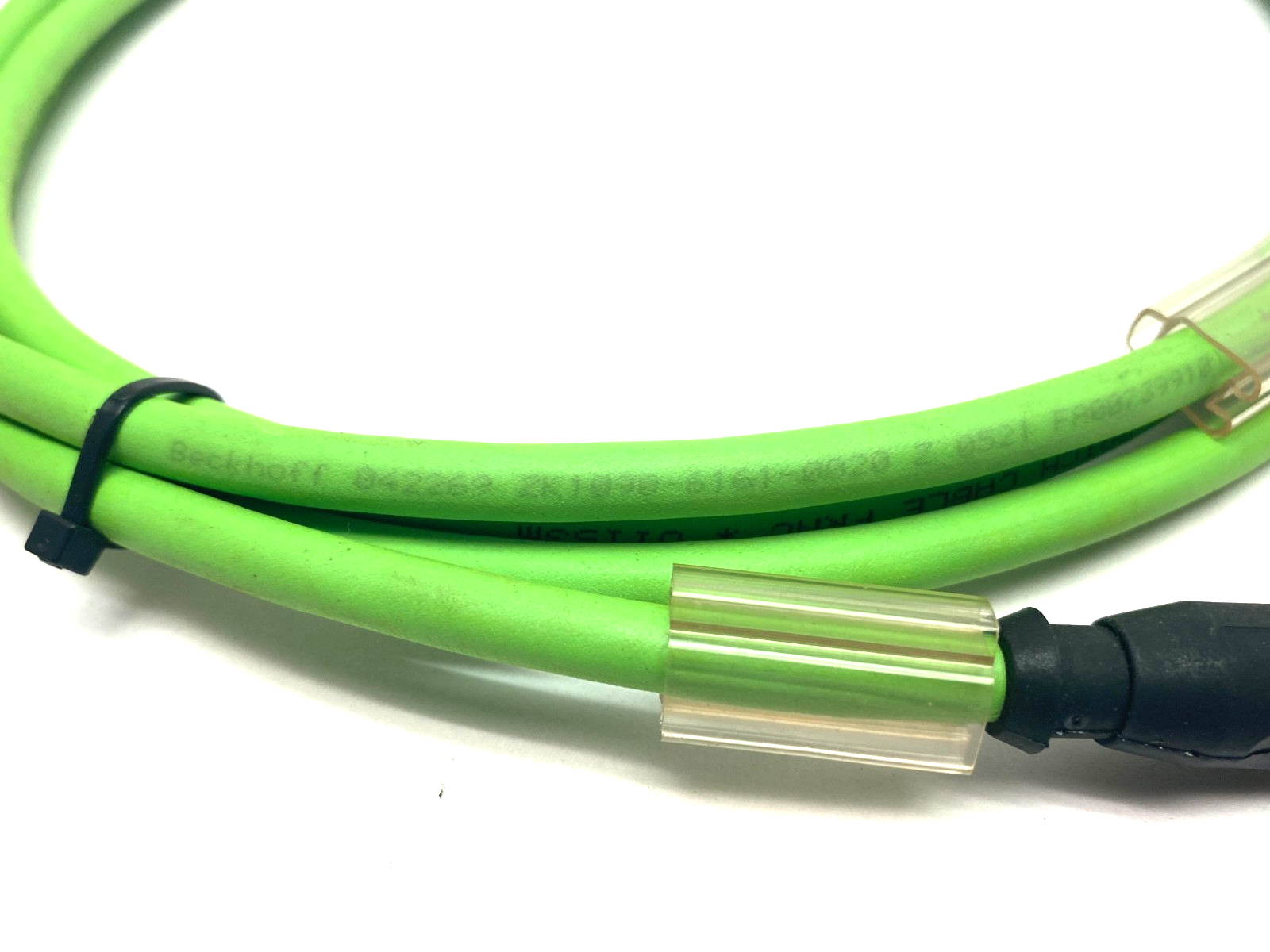 Beckhoff ZK1090-6161-0020 Double Ended EtherCAT Cable M12 4-Pin 2m Length 042269 - Maverick Industrial Sales