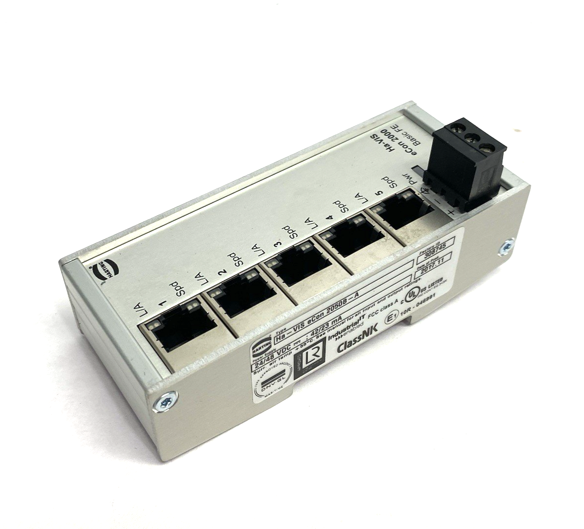 24020050010 | Harting Industrial Ethernet Switch Ha-VIS eCon 2050B-A - Used - Maverick Industrial Sales