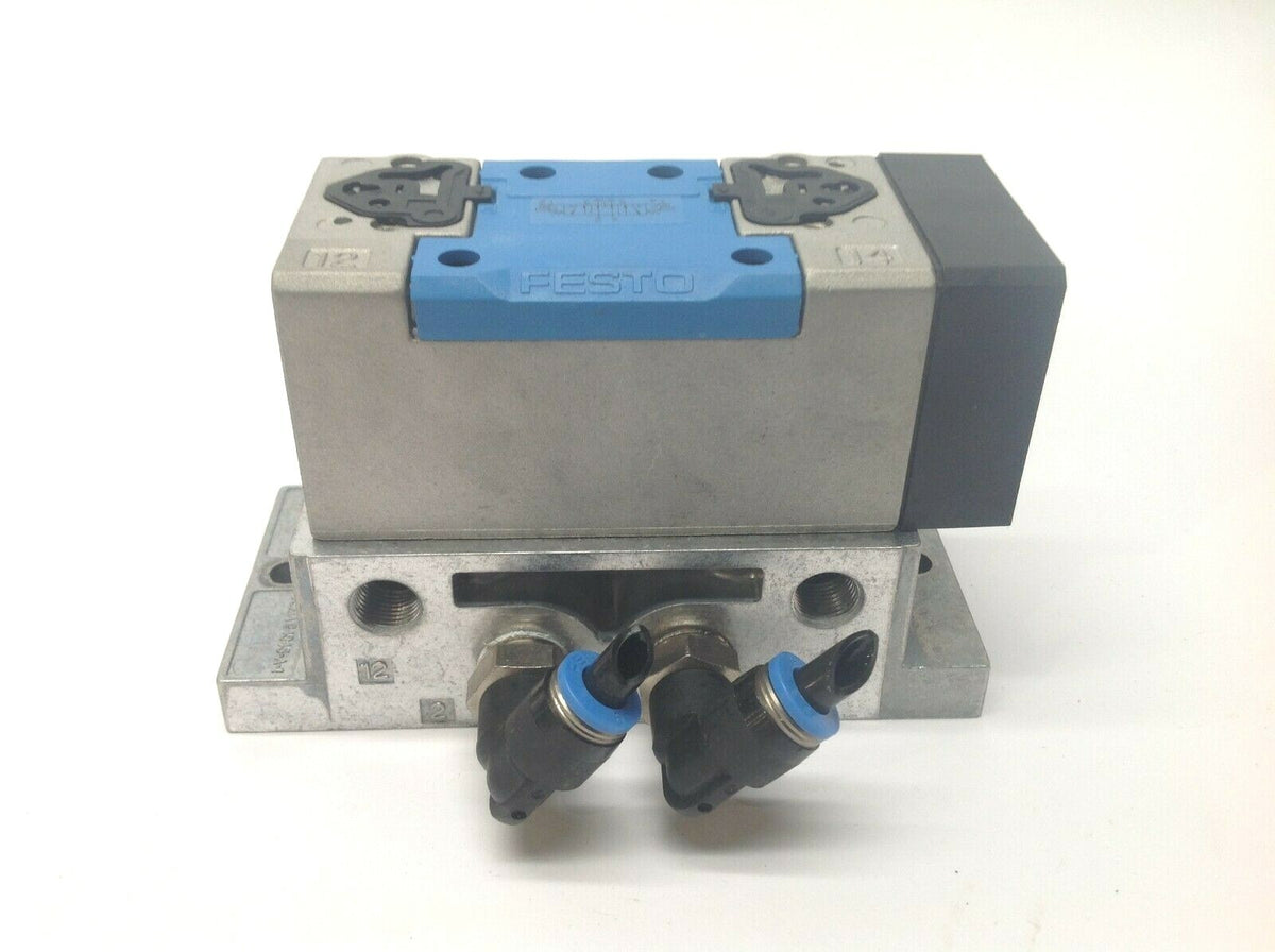 MFH-5/3E-D-1 C | Festo Solenoid Valve with VDMA 24345-A-1 - Used - Maverick Industrial Sales