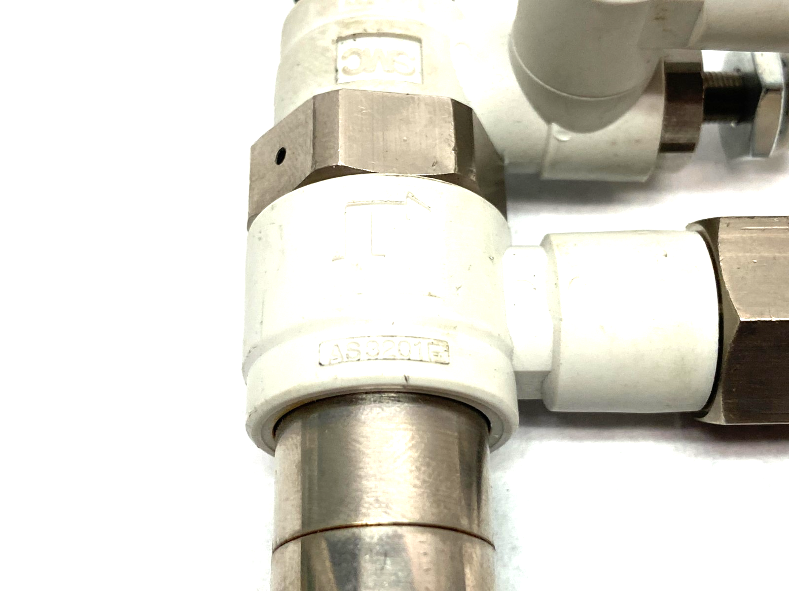 SMC ASP430F-U02-07-X352 Speed Control w/ Check Valve 1/4" Tube to 1/4" Thread - Maverick Industrial Sales