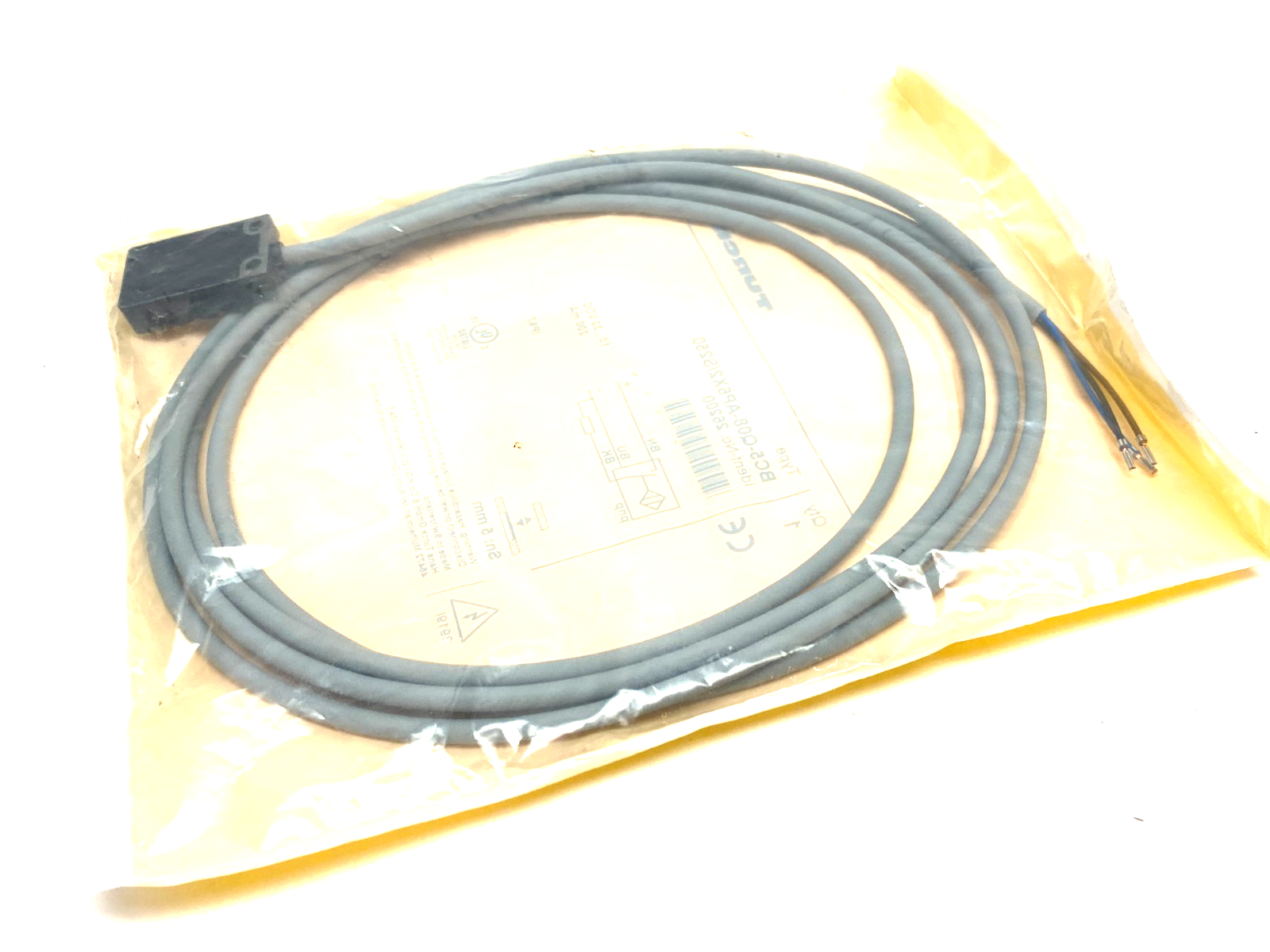 Turck BC5-Q08-AP6X2/S250 Rectangular Capacitive Sensor 5mm Sn, 10-30VDC 26200 - Maverick Industrial Sales