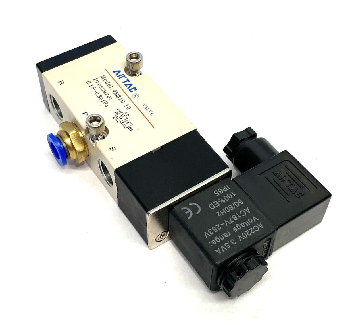 4M310-10 | Airtac Solenoid Valve 5/2-Way NAMUR Series, Internal Pilot - New – Open box - Maverick Industrial Sales