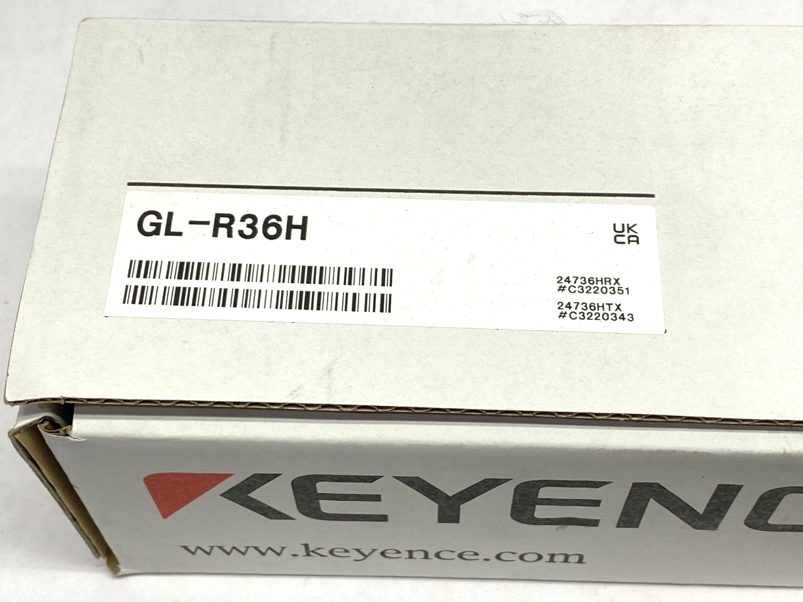 Keyence GL-R36H Safety Light Curtain Set Hand Protection Type 36 Optical Axes - Maverick Industrial Sales