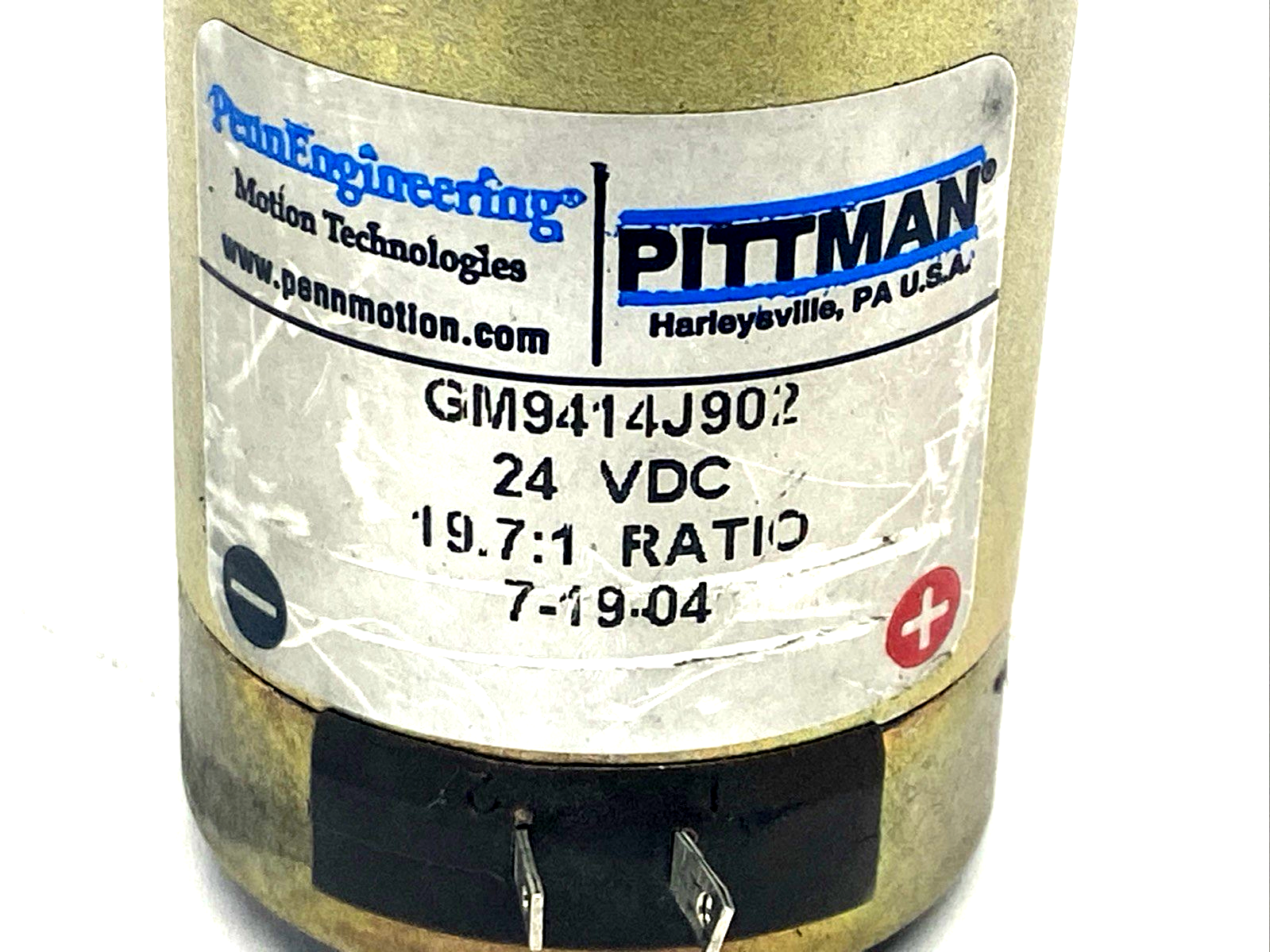 Pittman GM9414J902 Gearmotor 24VDC 19.7:1 Ratio - Maverick Industrial Sales