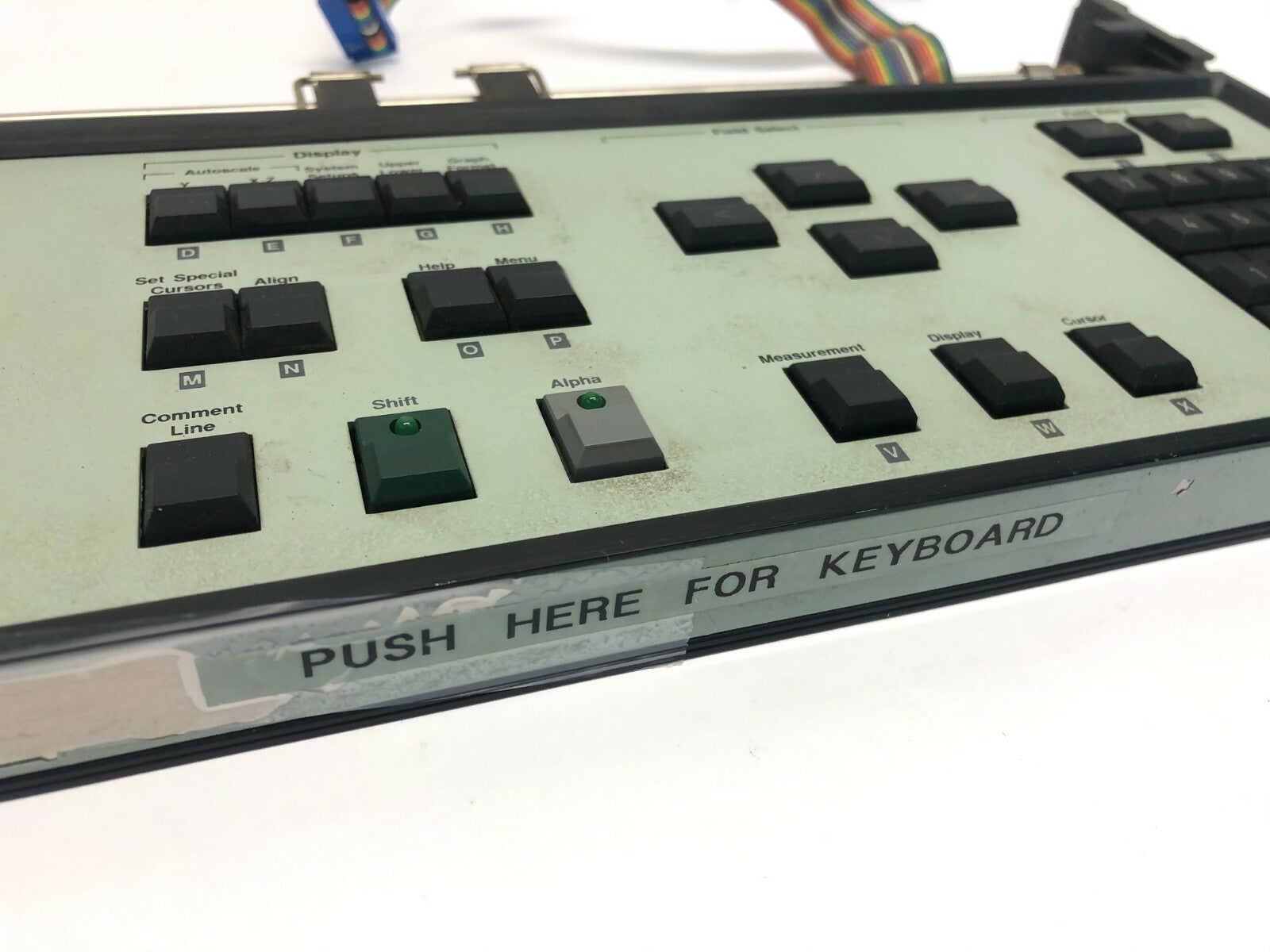 Bruel & Kjaer Slide Out Keyboard from Type 2035 Signal Analyzer Unit - Maverick Industrial Sales