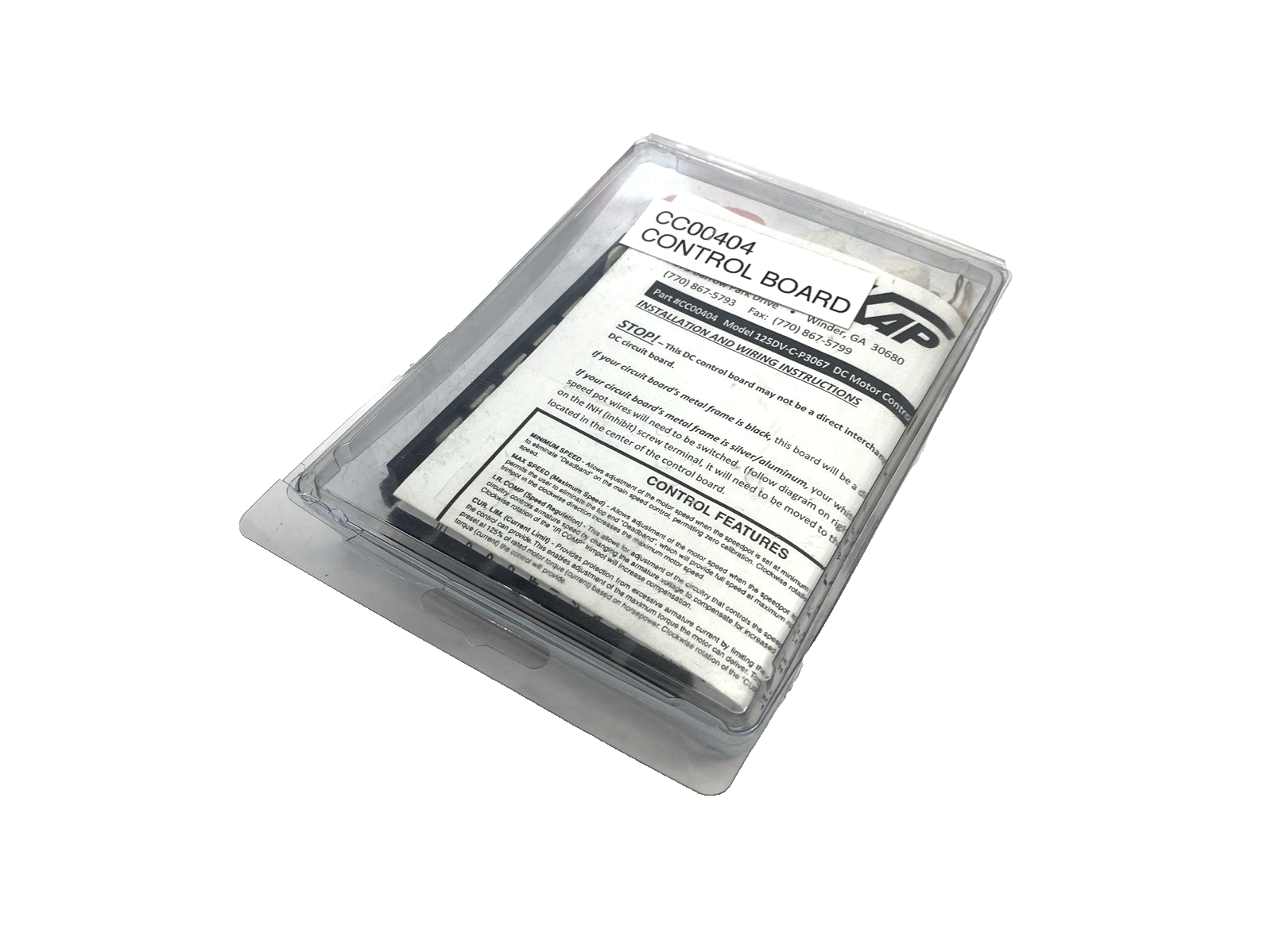 Dart Controls 125DV-C-P3067 DC Speed Control, SureKap CC00404 - Maverick Industrial Sales