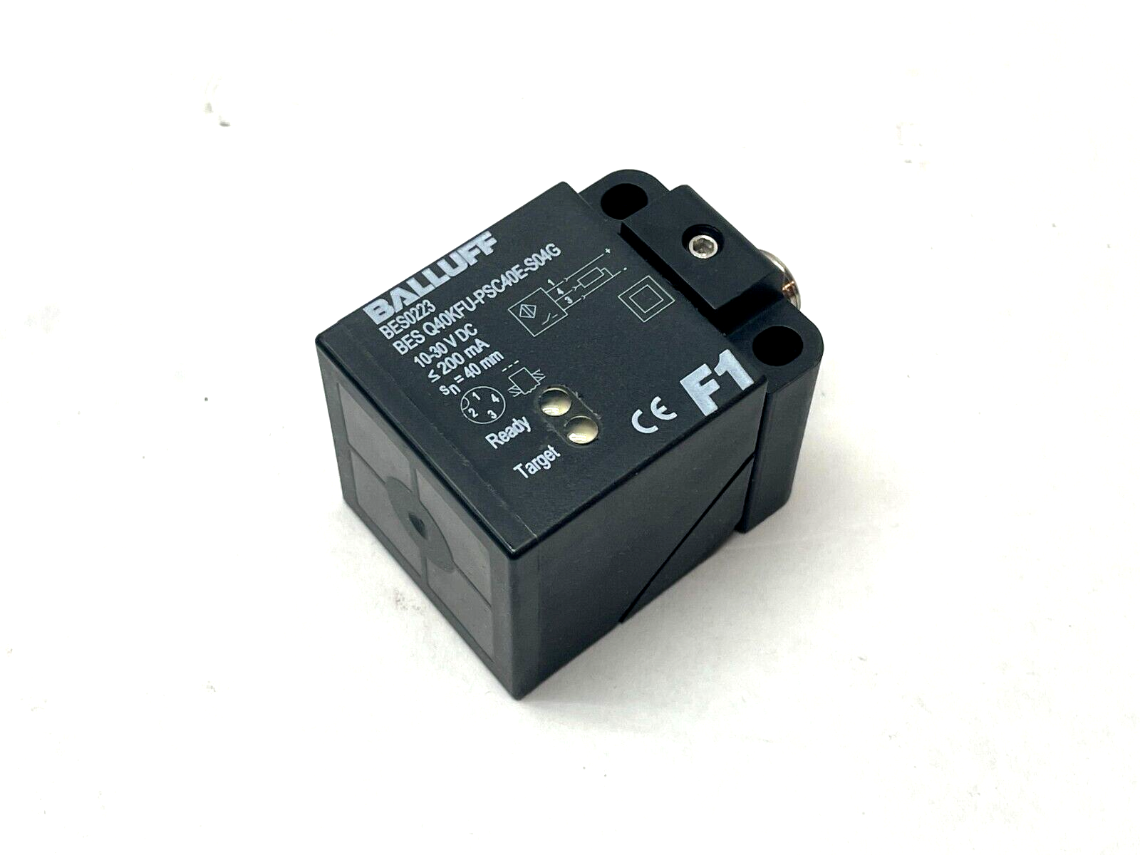 Balluff BES0223 Inductive Factor 1 Sensor BES Q40KFU-PSC40E-S04G - Maverick Industrial Sales