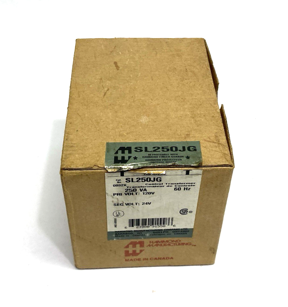 SL250JG | Hammond Manufacturing Control Transformer 250VA 60Hz - New - Maverick Industrial Sales