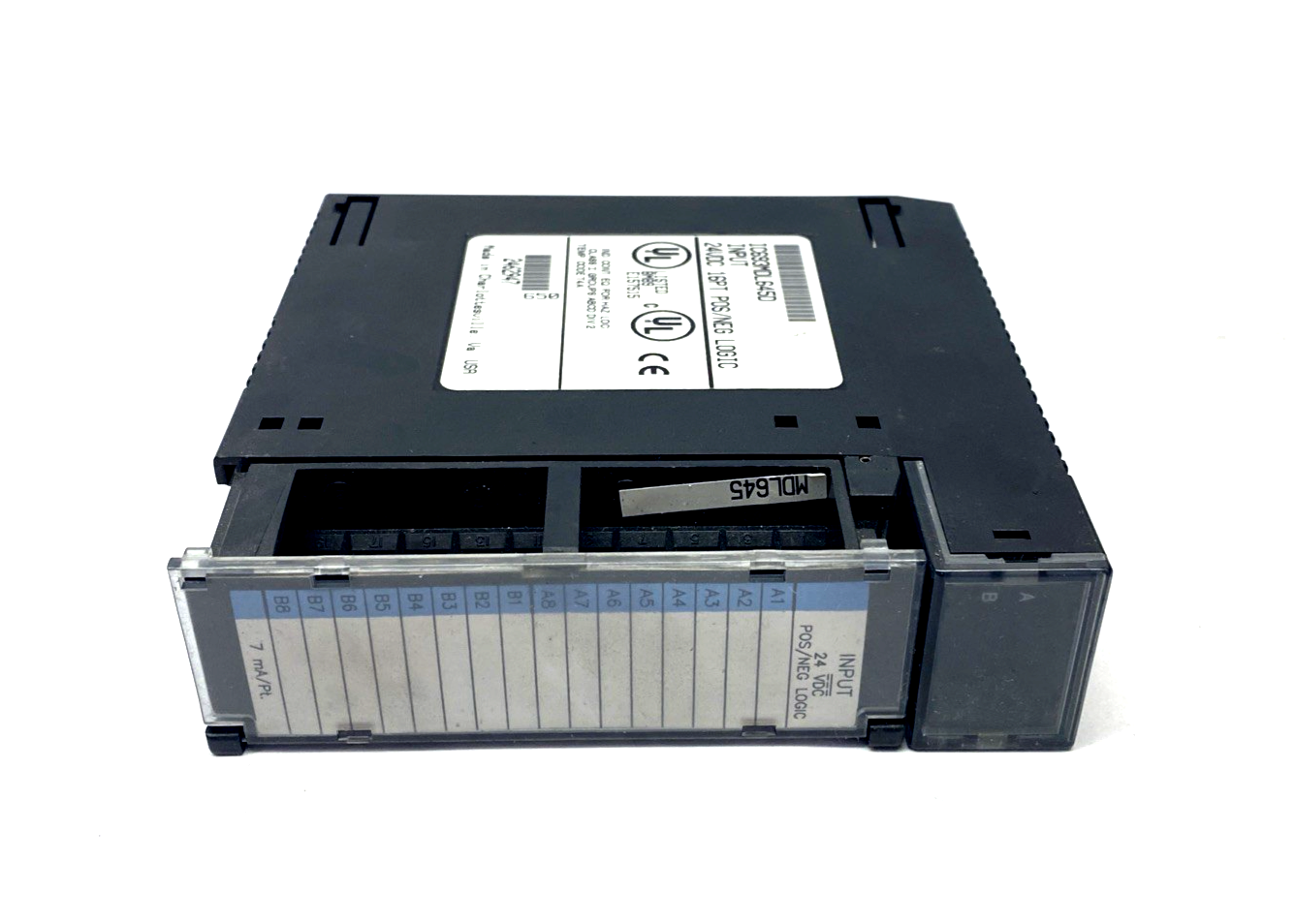 IC693MDL645D | GE Fanuc Input Module, 24VDC 16PT POS/NEG Logic Module - Used - Maverick Industrial Sales