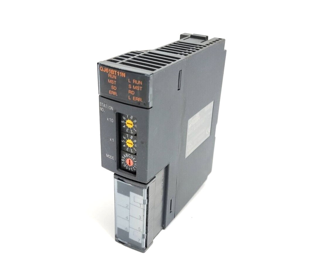 Mitsubishi QJ61BT11N MELSEC-Q CC-Link V2 Master Communications Unit - Used - Maverick Industrial Sales
