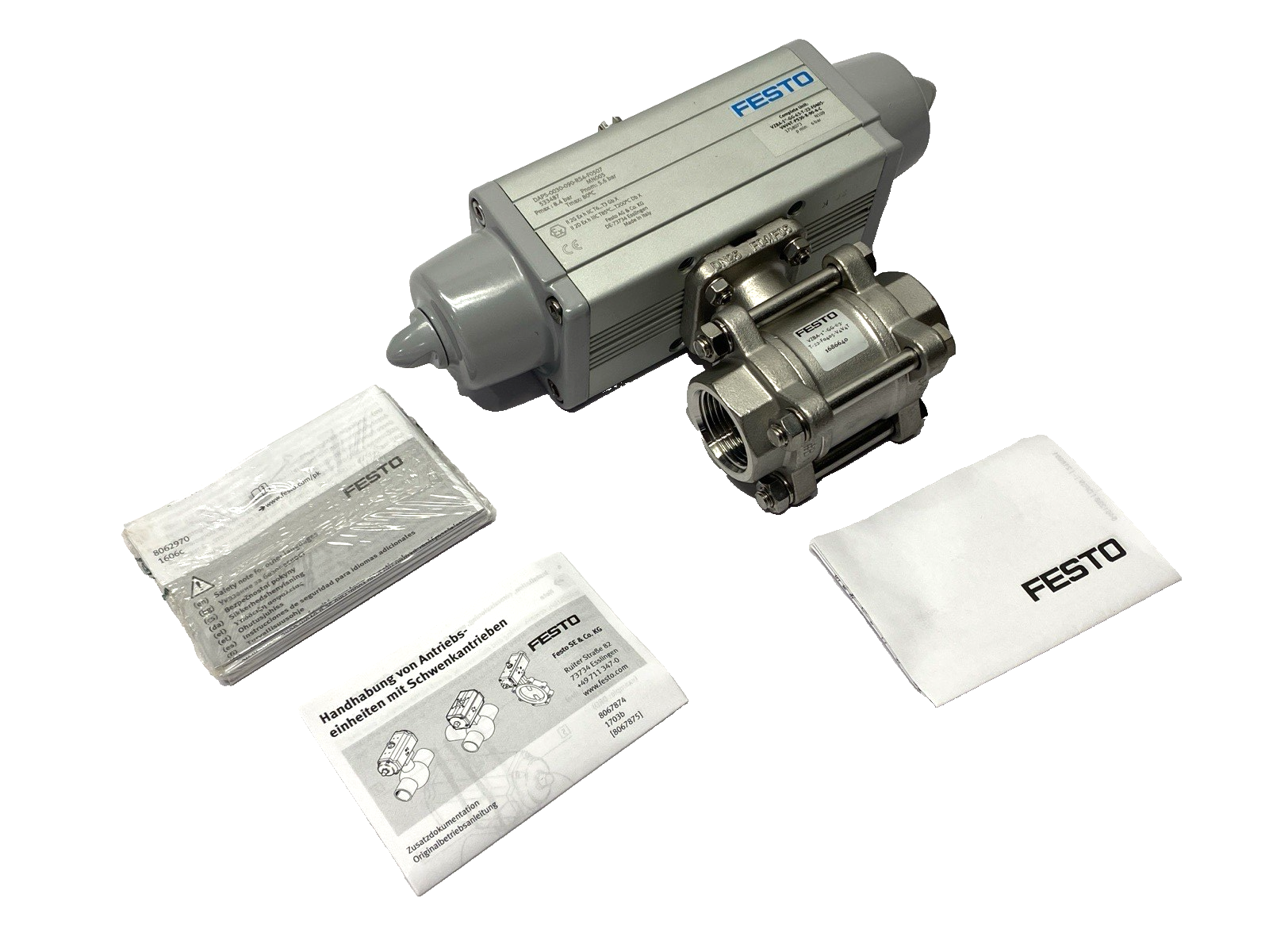 Festo VZBA-1"-GG-63-T-22-F0405-V4V4T-PS30-R-90-4-C Ball Valve Actuator 1758073 - Maverick Industrial Sales
