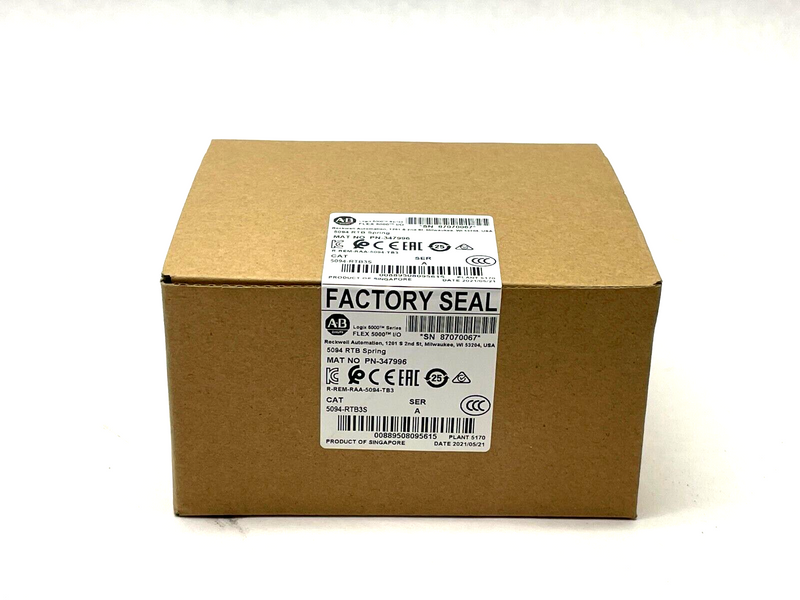 Allen Bradley 5094-RTB3S Ser. A Flex 5000 RTB I/O Spring - Maverick Industrial Sales