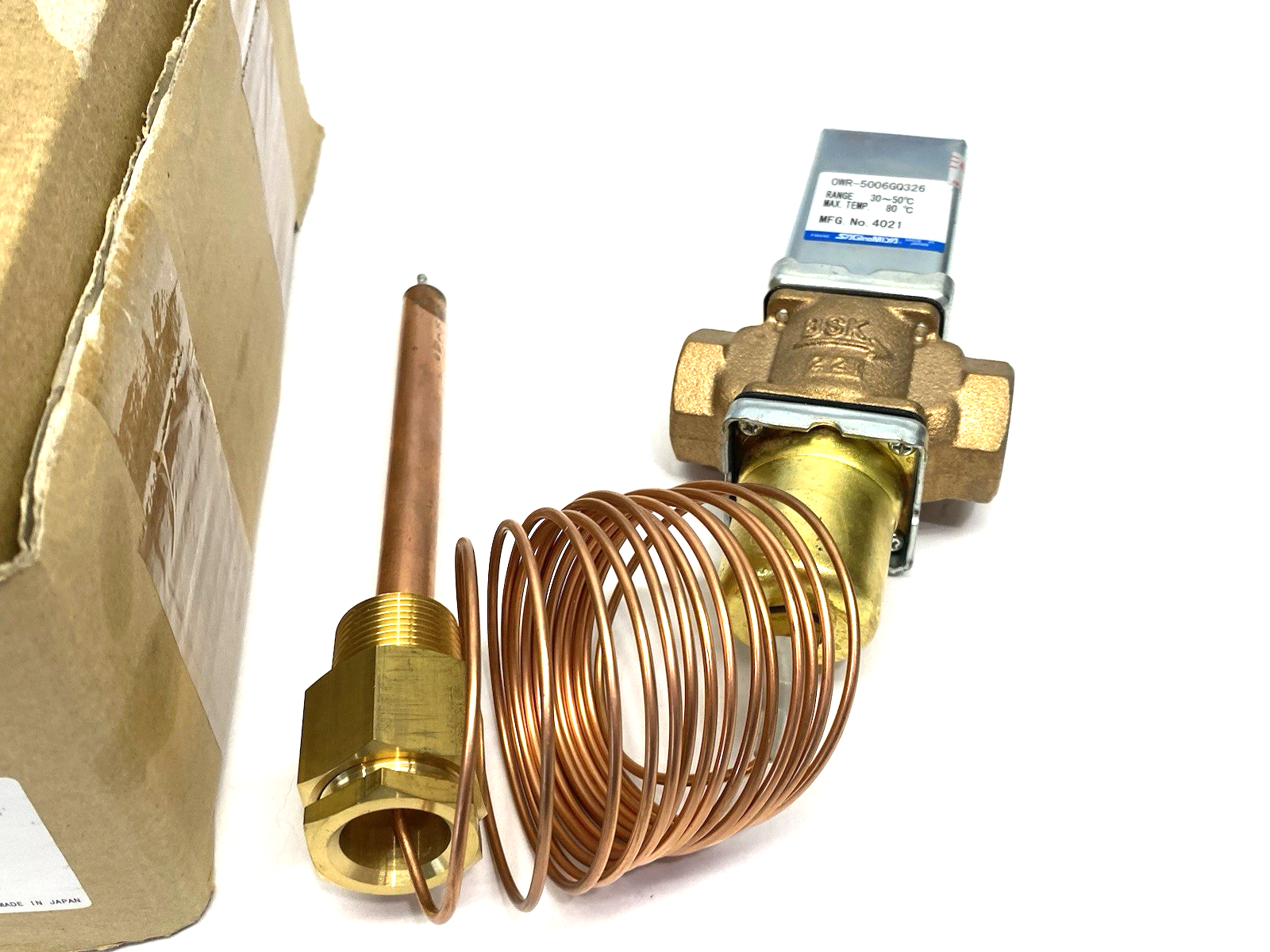 OWR-5006GQ326 | SAGInoMIYA Water Regulating Valve Rc 3/4 FPT - New – Open box - Maverick Industrial Sales