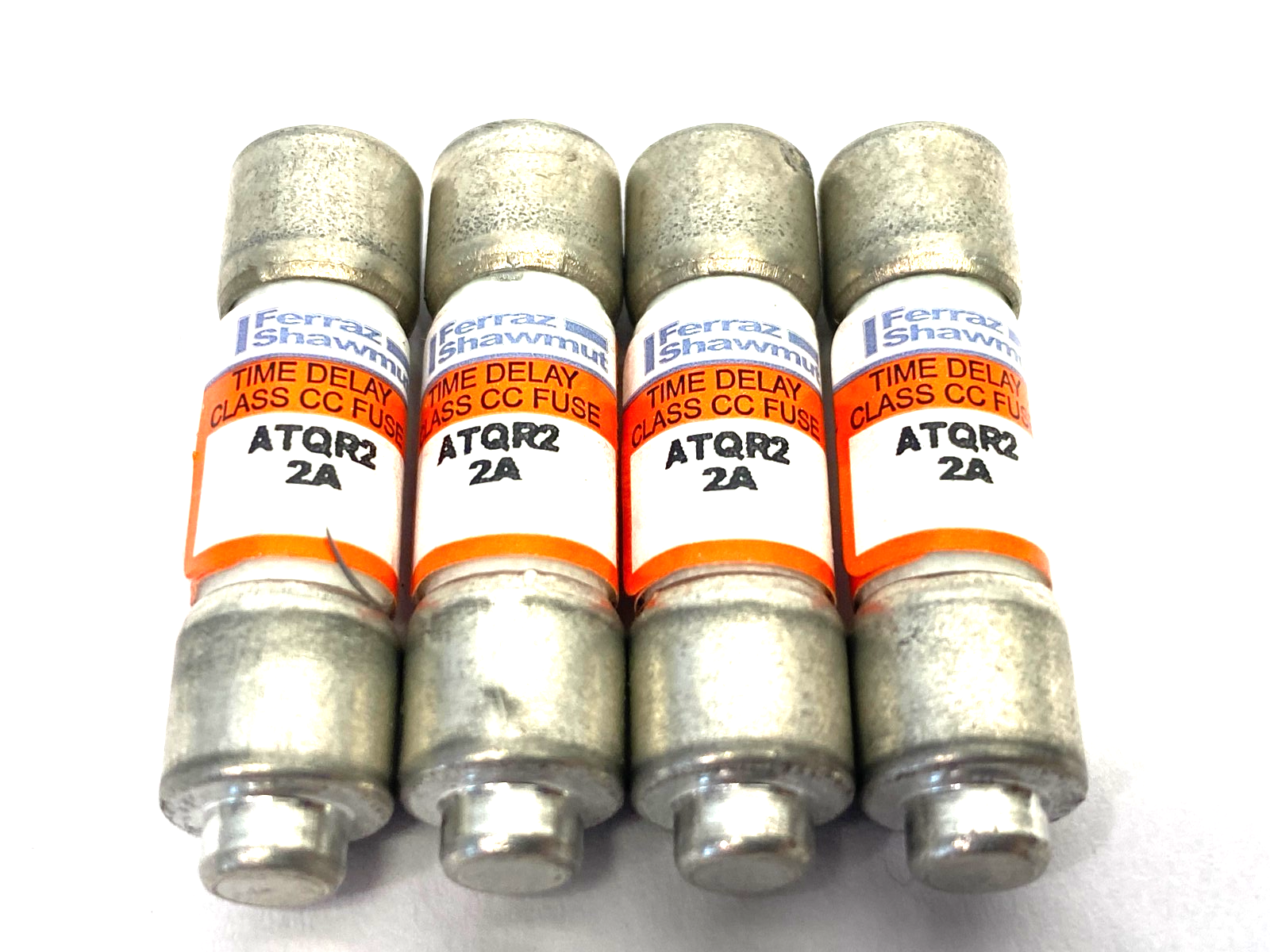 ATQR2 | Ferraz Shawmut 2A Time Delay Cylindrical Fuse Class CC LOT OF 4- New – Open box - Maverick Industrial Sales