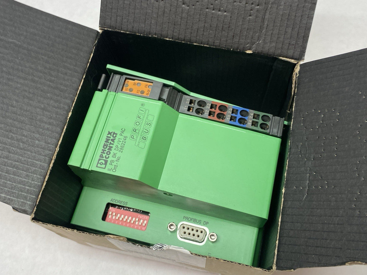 Phoenix Contact IL PB BK DP/V1-PAC Inline PROFIBUS DP Bus Coupler 2862246 - Maverick Industrial Sales