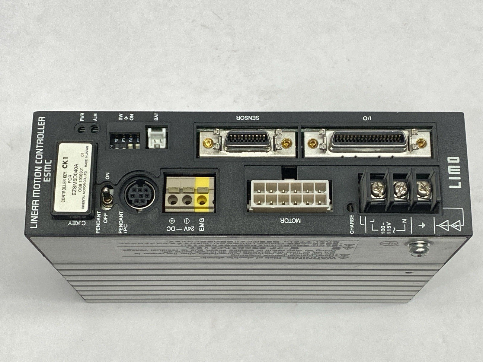ESMC-A2 | Oriental Motor Limo Linear Motion Controller w/ Key CK1 For EZSM6D040A - Used - Maverick Industrial Sales