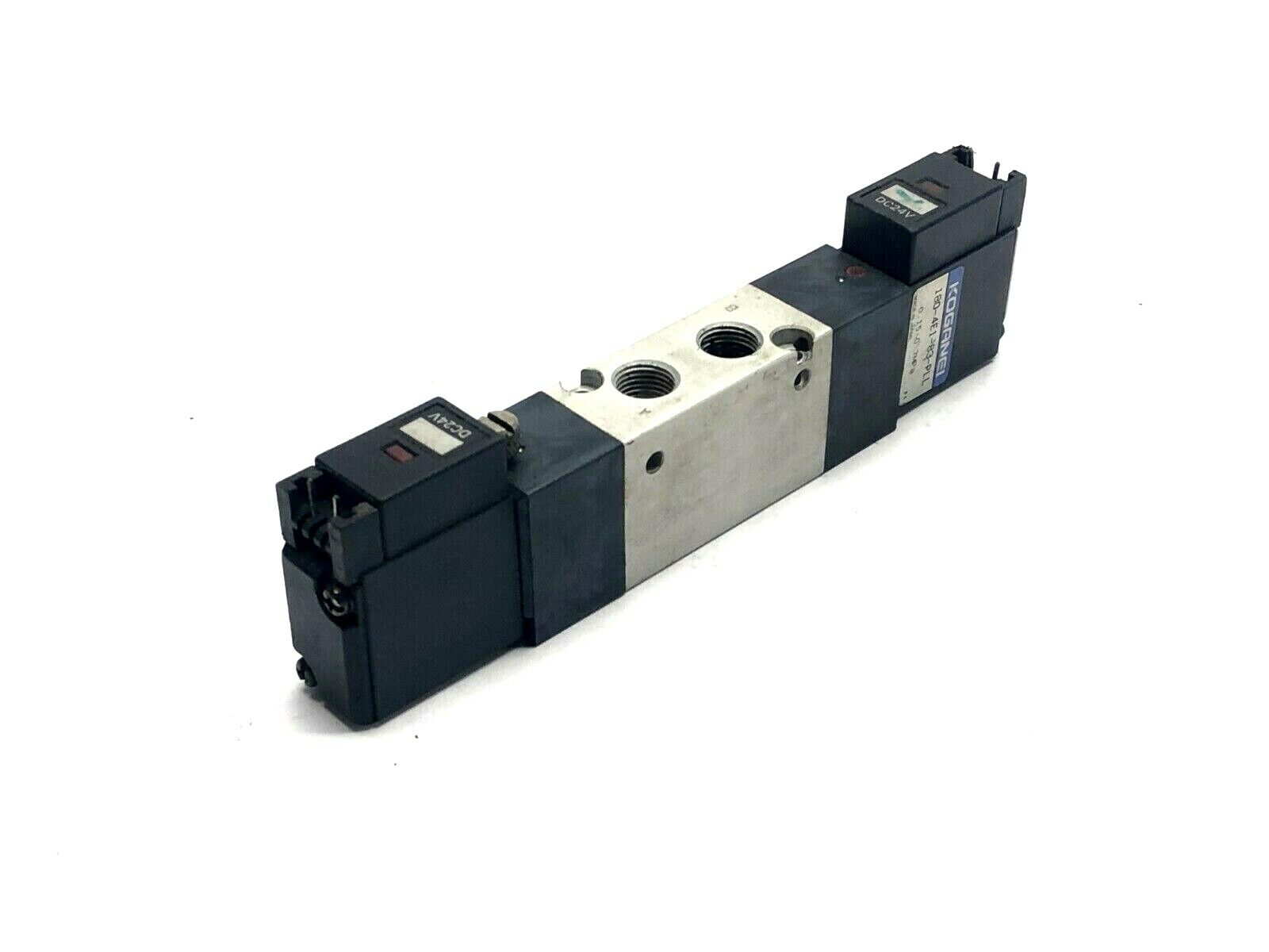 Koganei 180-4E1-83-PLL Double Solenoid Valve 0.15~0.7MPa - Maverick Industrial Sales