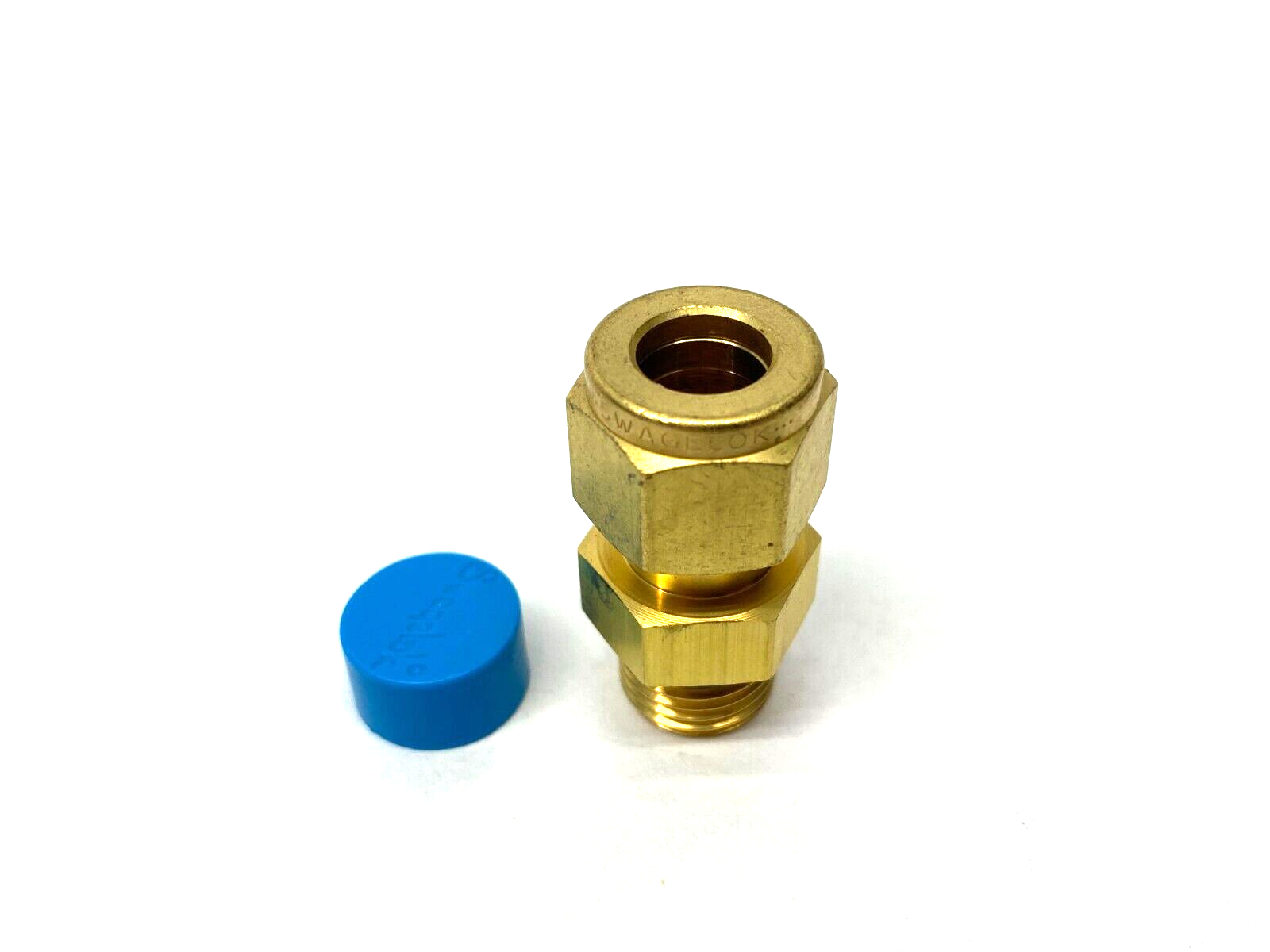 Swagelok B-600-1-OR Brass Compression Fitting O-Ring Seal 3/8" OD 9/16-18 Thread - Maverick Industrial Sales