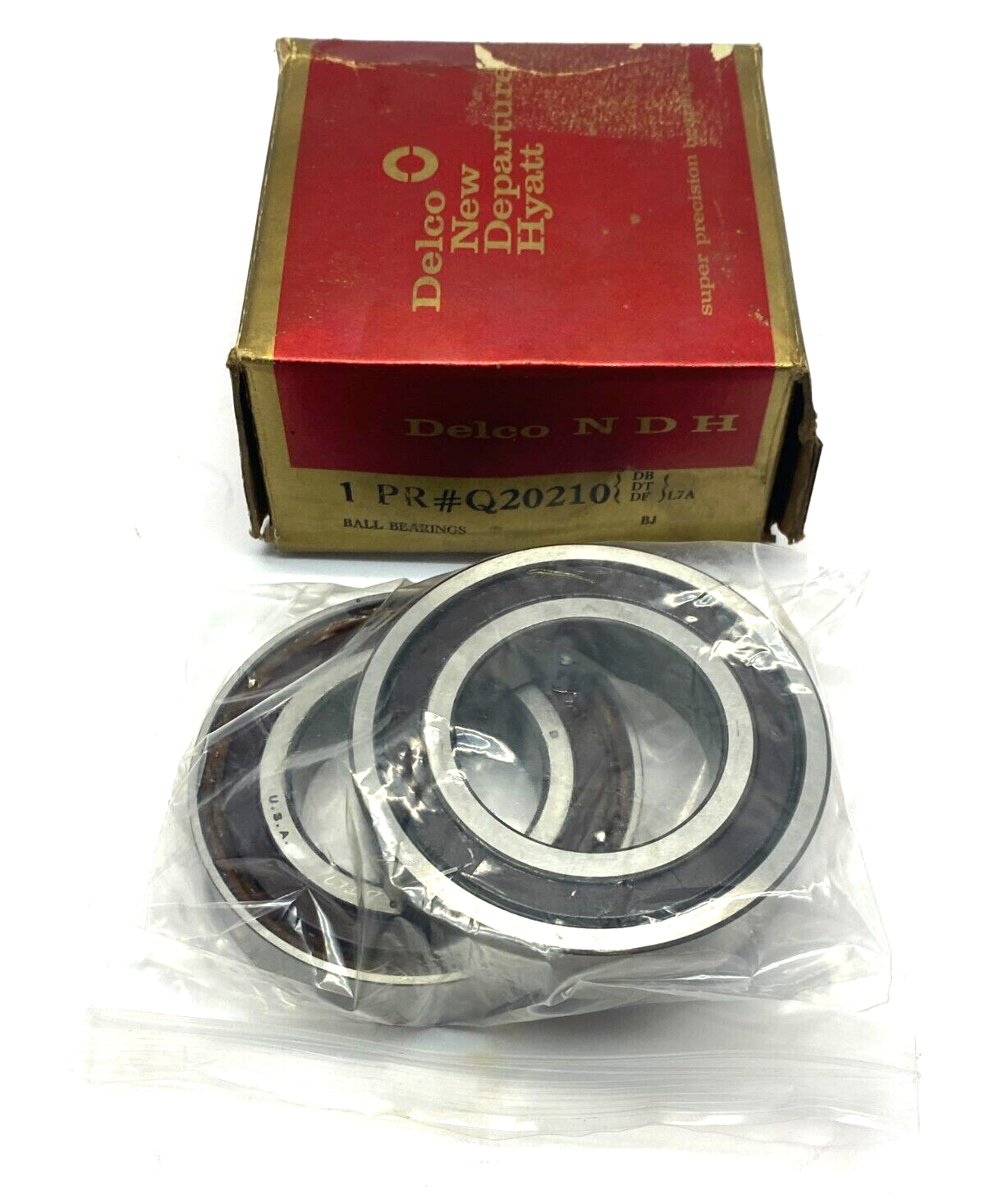 NDH Delco Q20210 DB DT DF L7A Angular Contact Precision Bearings BOX OF 2 - Maverick Industrial Sales