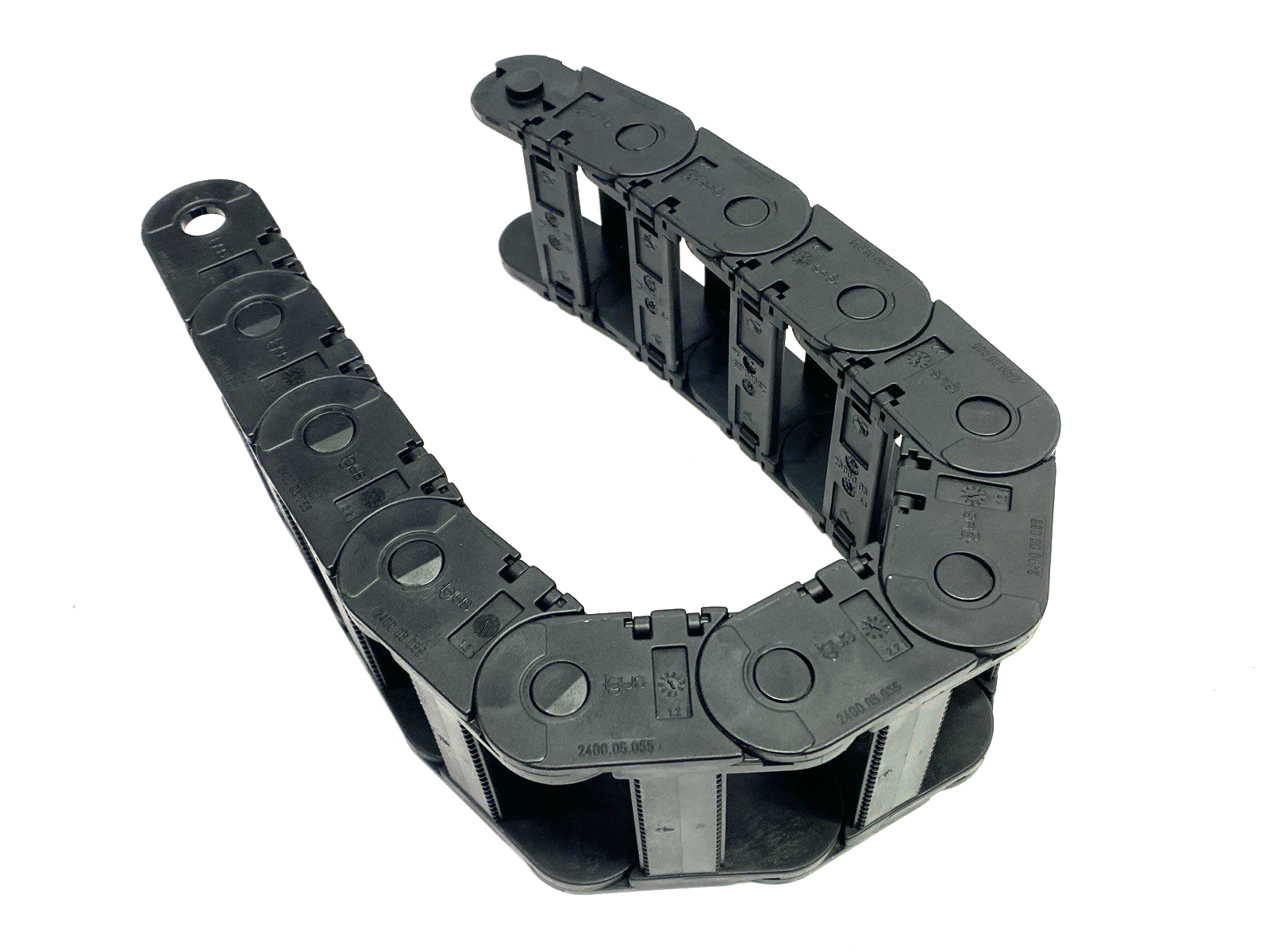 2400.05.055 | Igus E-Chain Cable Carrier 11-Links 18" Overall Length - New – Open box - Maverick Industrial Sales