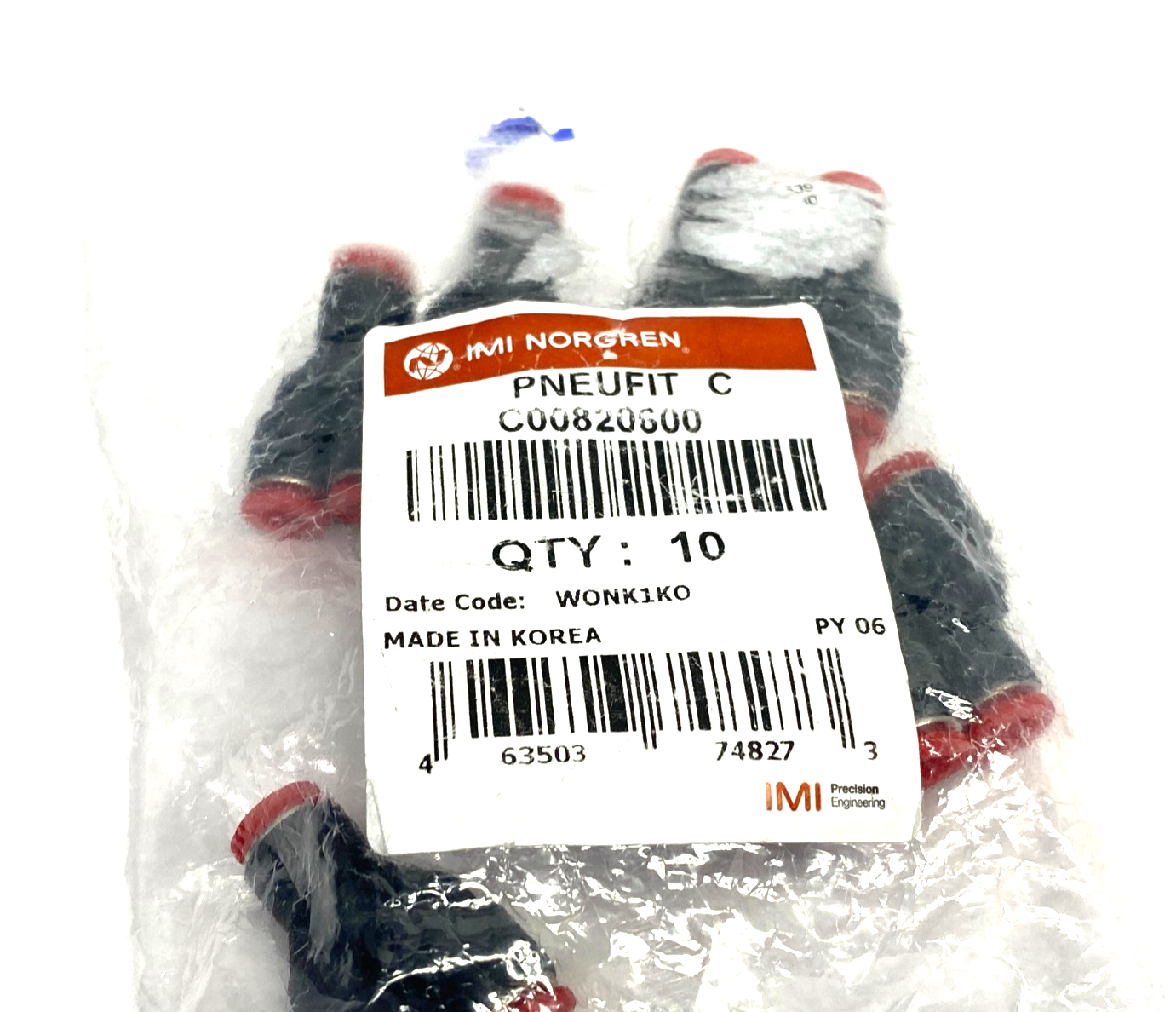 IMI Norgren C00820600 Pneufit C Y-Connector 6mm PKG OF 10 - New - Maverick Industrial Sales