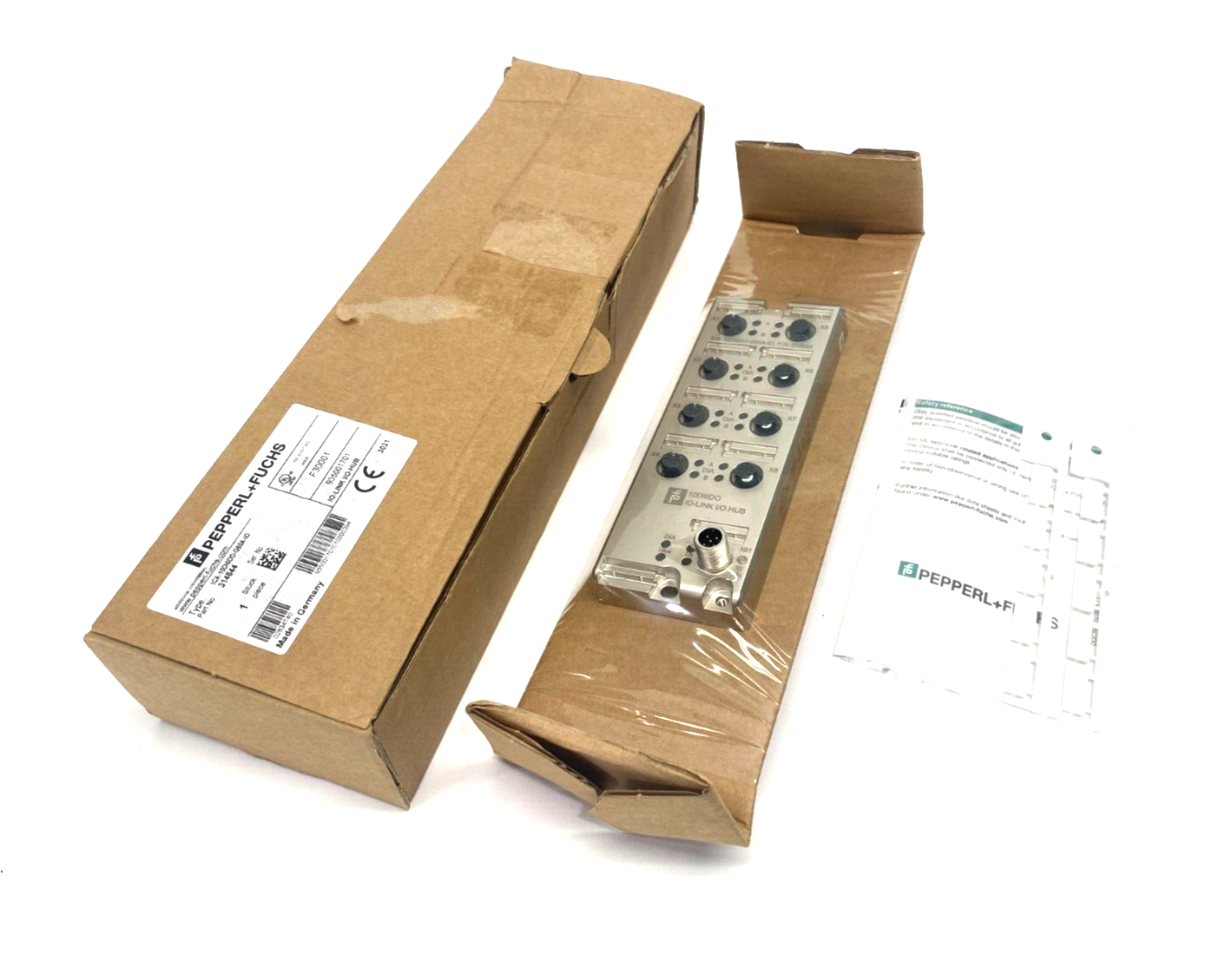 Pepperl+Fuchs ICA-10DI6DO-G60A-IO I/OLink Interface Hub 10-Input 6-Output 314644 - Maverick Industrial Sales