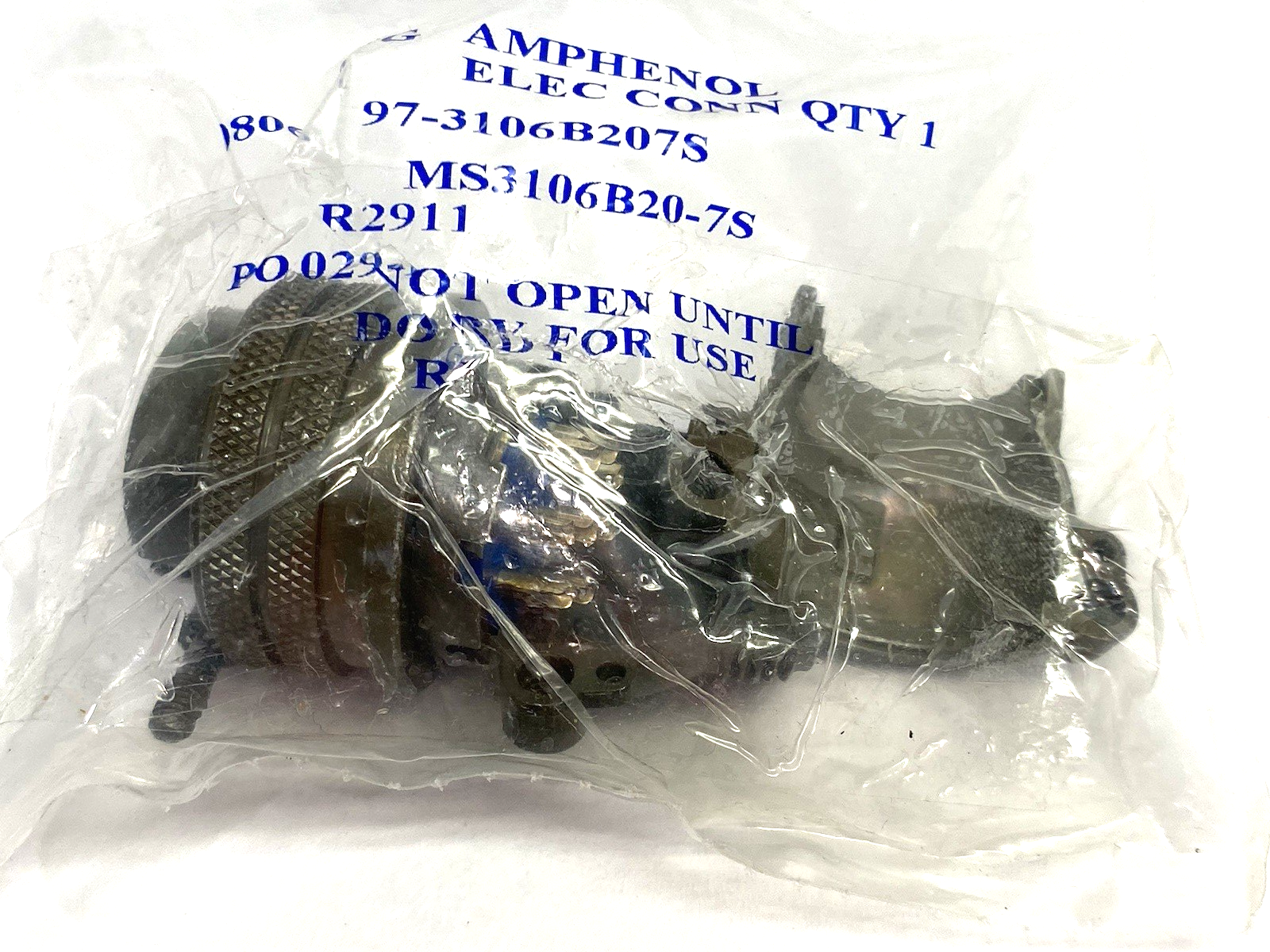 Amphenol 97-3106B-20-7S Circ Conn MIL-DTL-5015 General Duty Style MS3106B20-7S - Maverick Industrial Sales