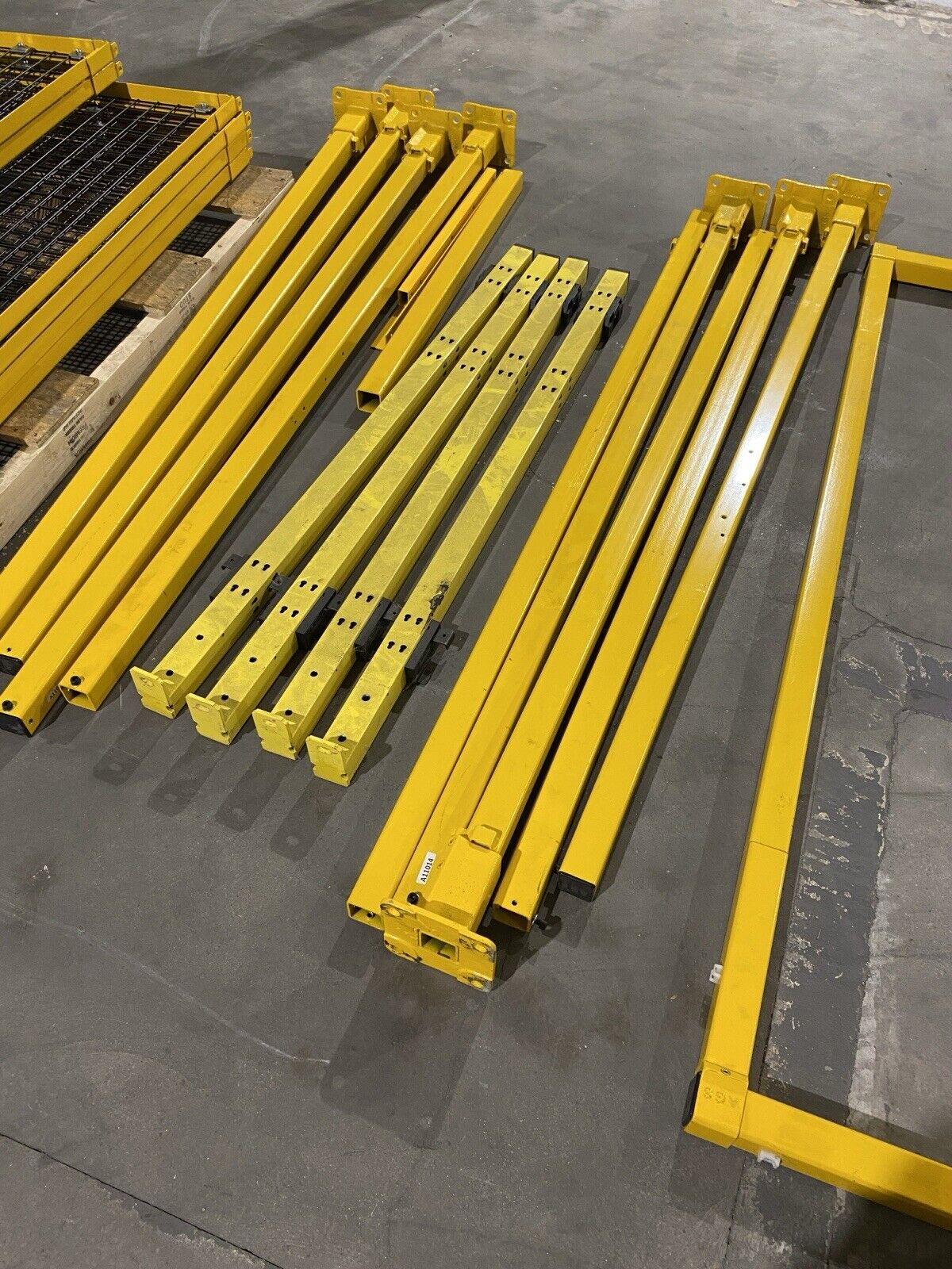 AGS Automation Guarding Systems Lot of 6 Panels and Posts - Maverick Industrial Sales