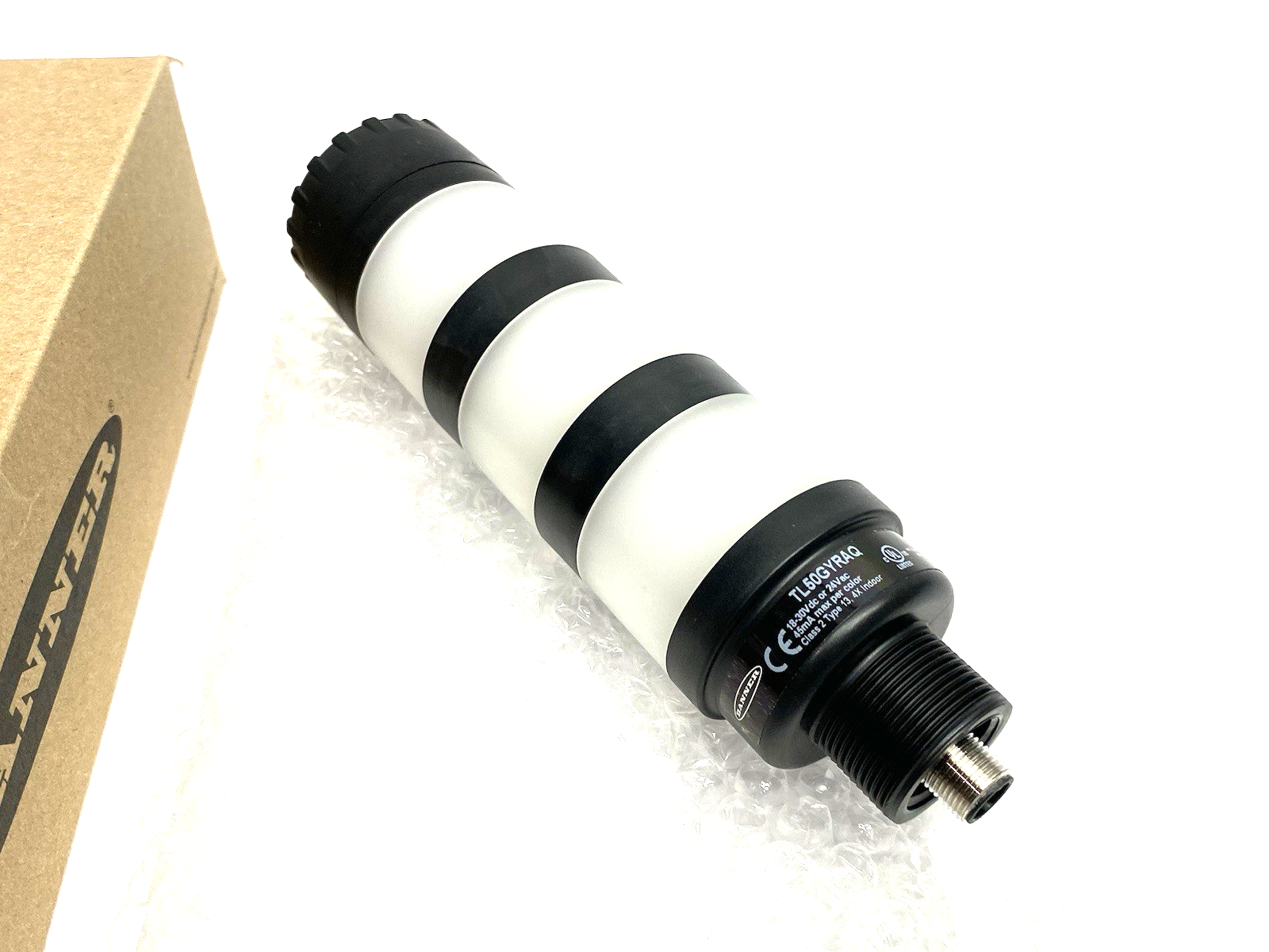 Banner TL50GYRAQ Core Series 50mm LED Tower Light w/ Audible Ind. 3-Color 83214 - Maverick Industrial Sales