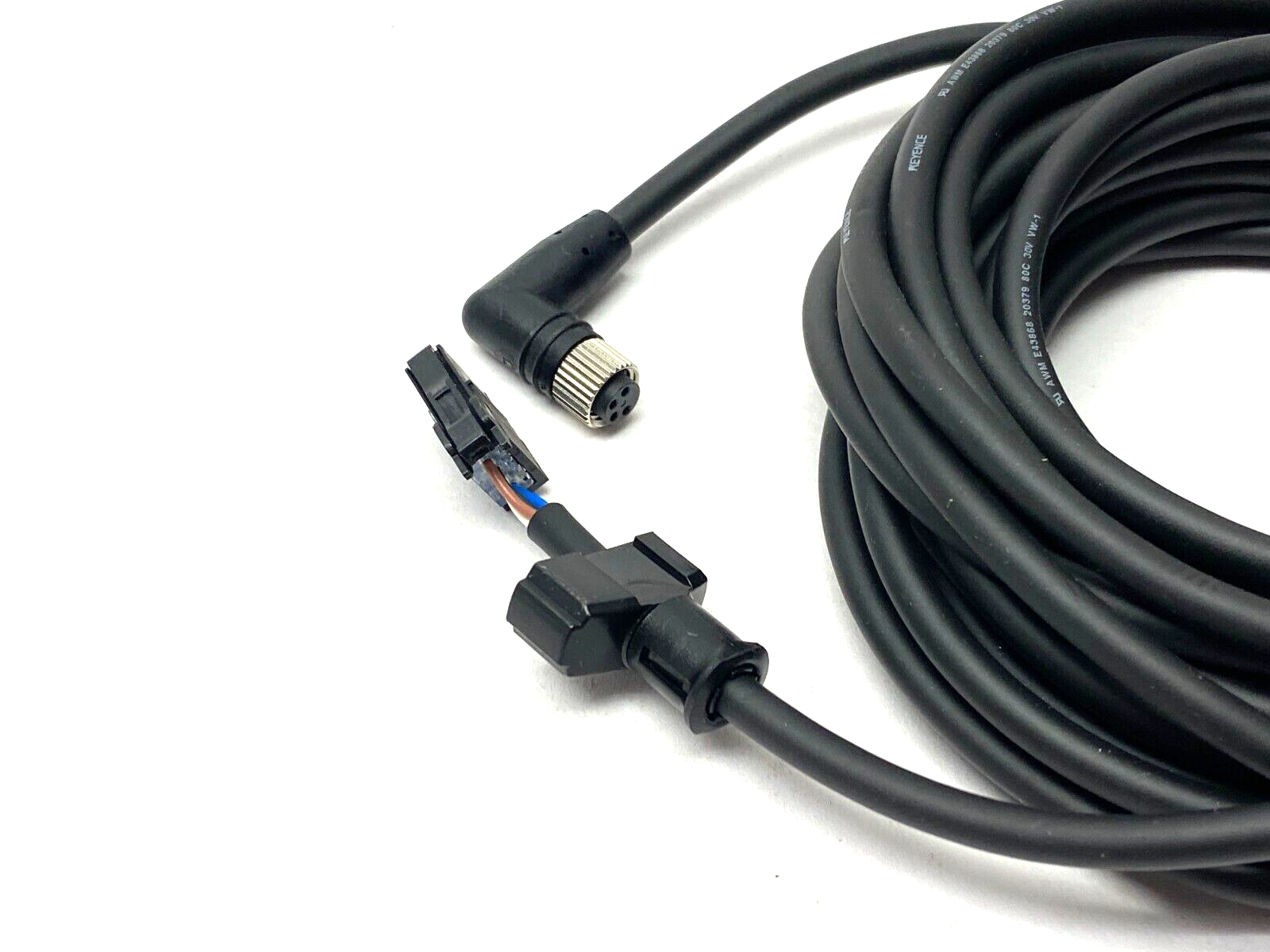 Keyence GT2-CHL5M Sensor Head Cable L-Type M8 4-Pin E-Con Connector - Maverick Industrial Sales