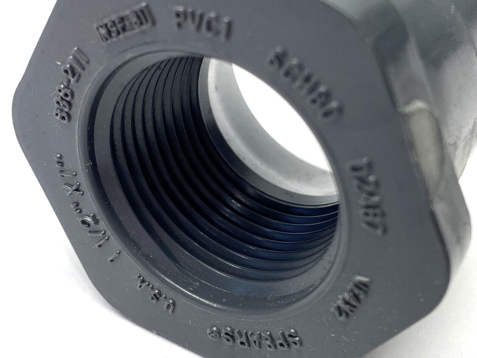 Spears 838-211 Reducing Bushing 1-1/2" x 1" SCH 80 Spigot x FNPT - Maverick Industrial Sales