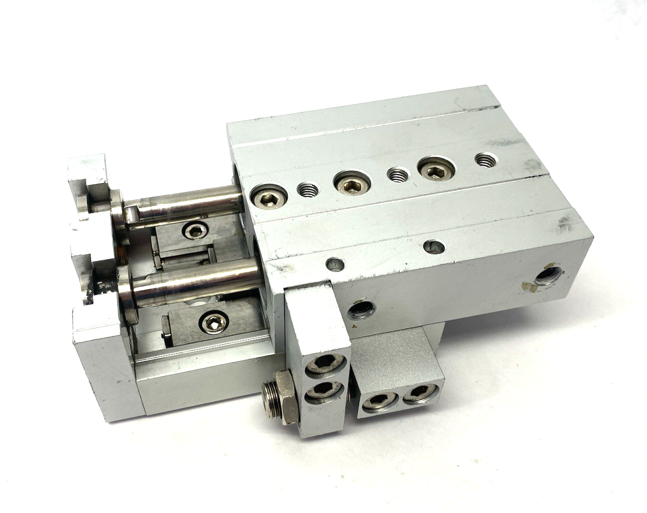 SMC MXS25-50 Double Acting Guided Cylinder Slide Table 25mm Bore 50mm Stroke - Maverick Industrial Sales