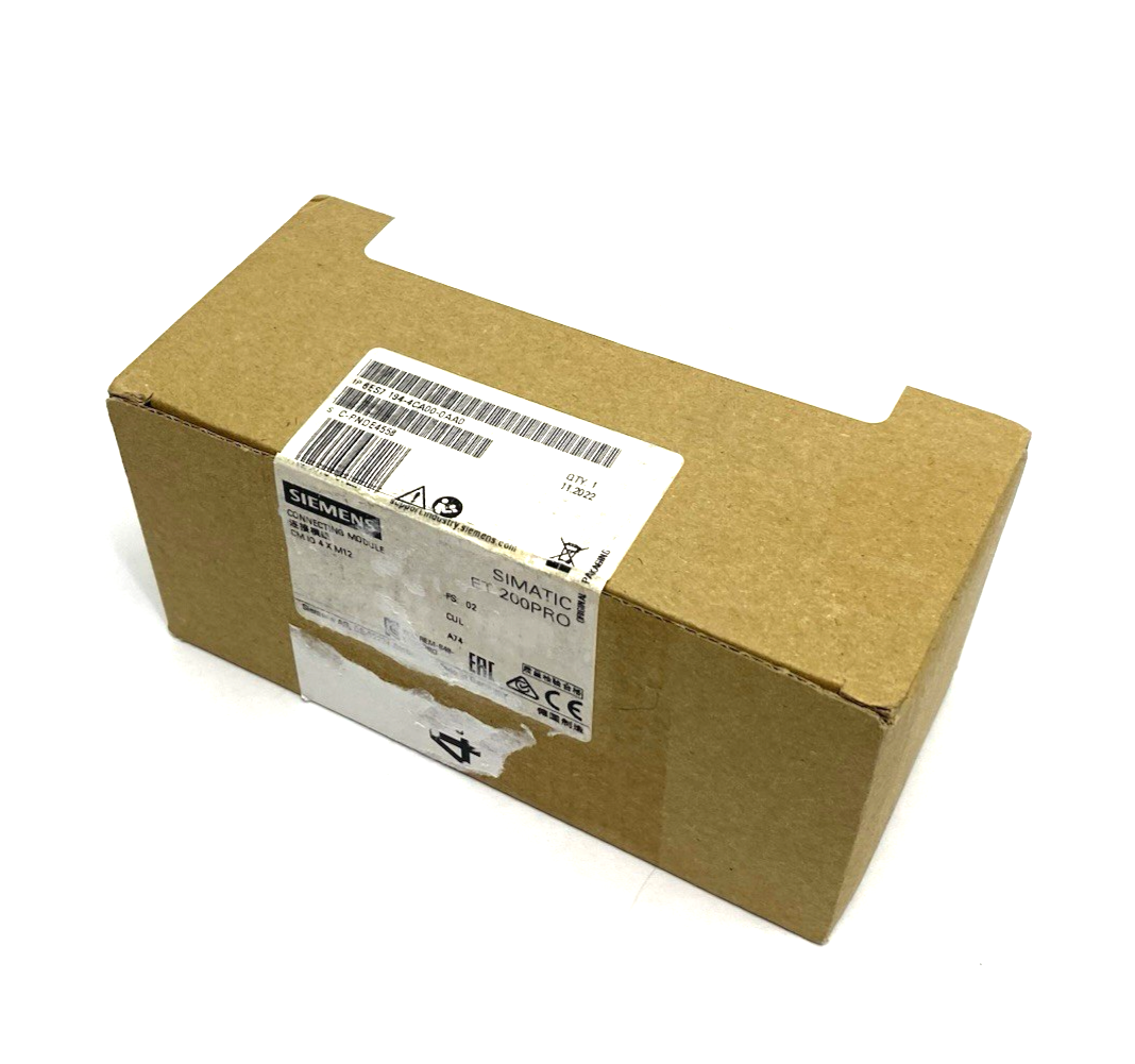 Siemens 6ES7194-4CA00-0AA0 SIMATIC DP ET 200pro Connecting Module CM IO 4 x M12 - Maverick Industrial Sales