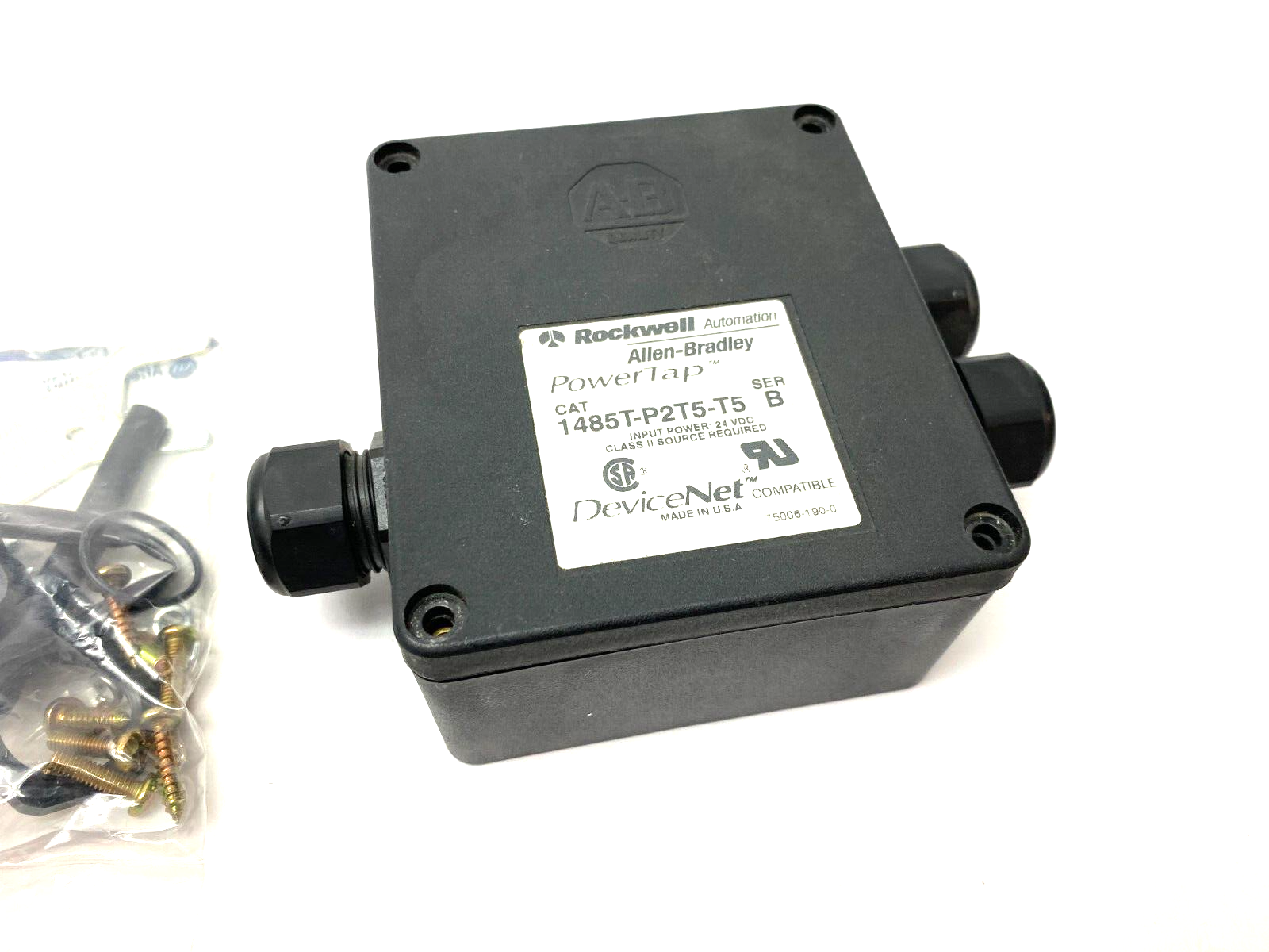 Allen Bradley 1485T-P2T5-T5 Ser. B PowerTap DeviceNet Power Device 24VDC - Maverick Industrial Sales