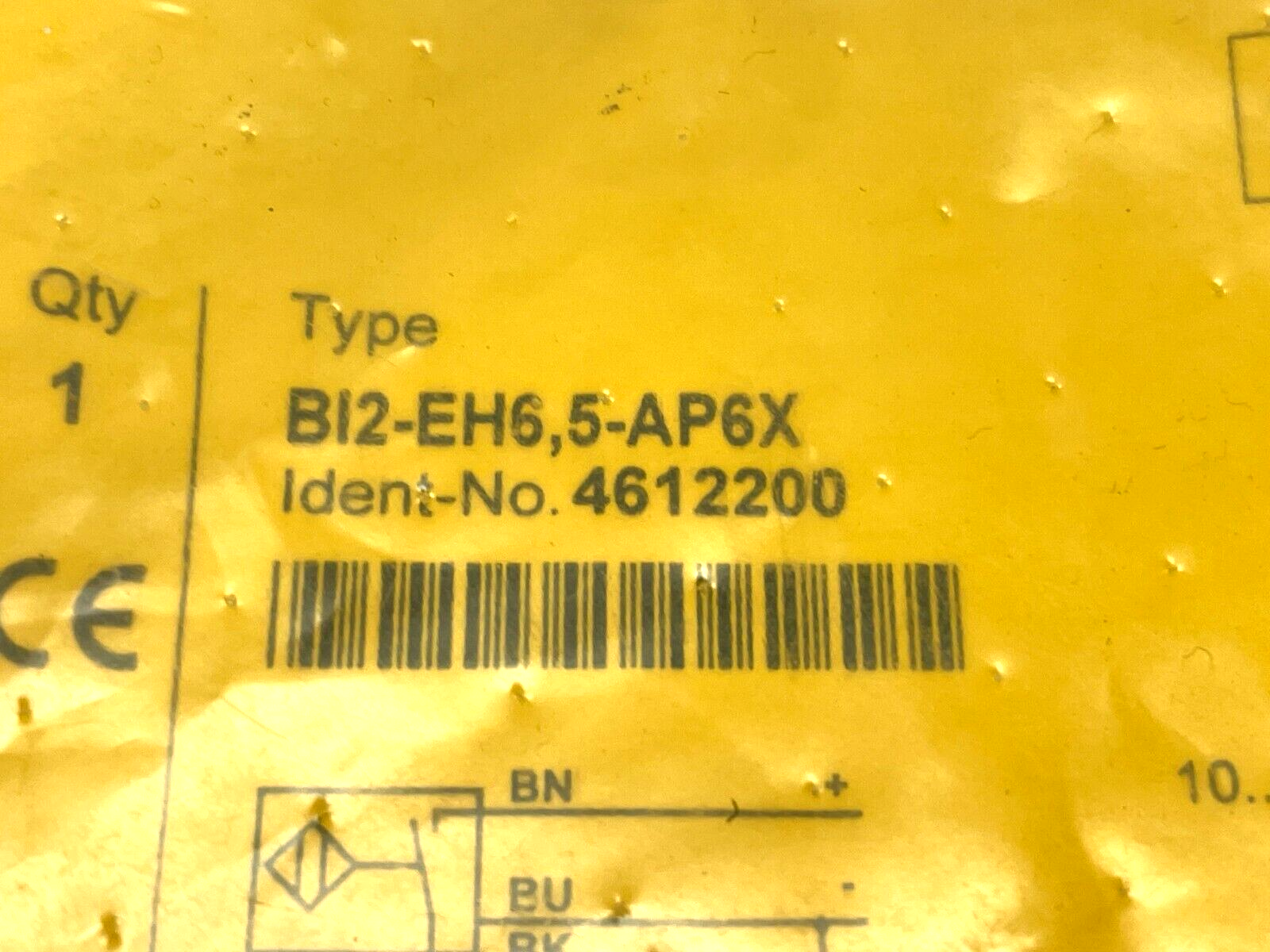 Turck BI2-EH6,5-AP6X Inductive Sensor 4612200 - Maverick Industrial Sales