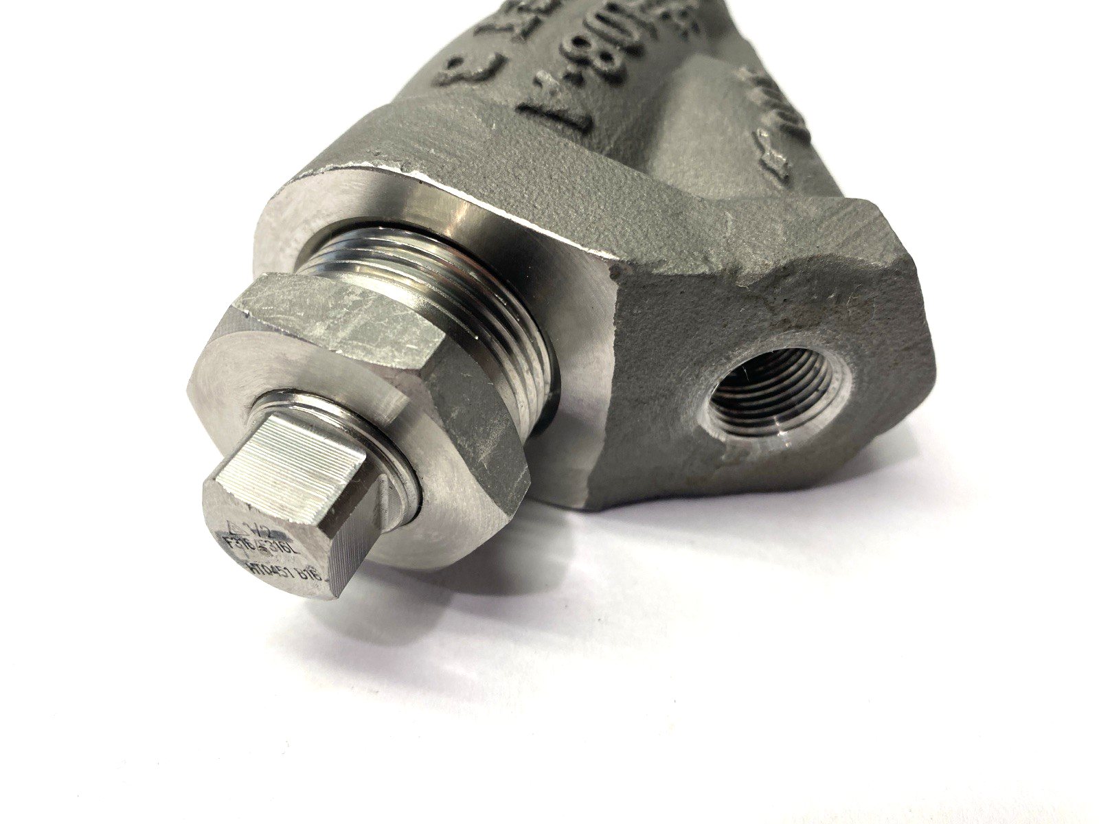 Paget SC-1/8-1/2-108-A Y-Strainer Valve 1/2" & 2x 1/8" Ports 316 600PSI - Used - Maverick Industrial Sales