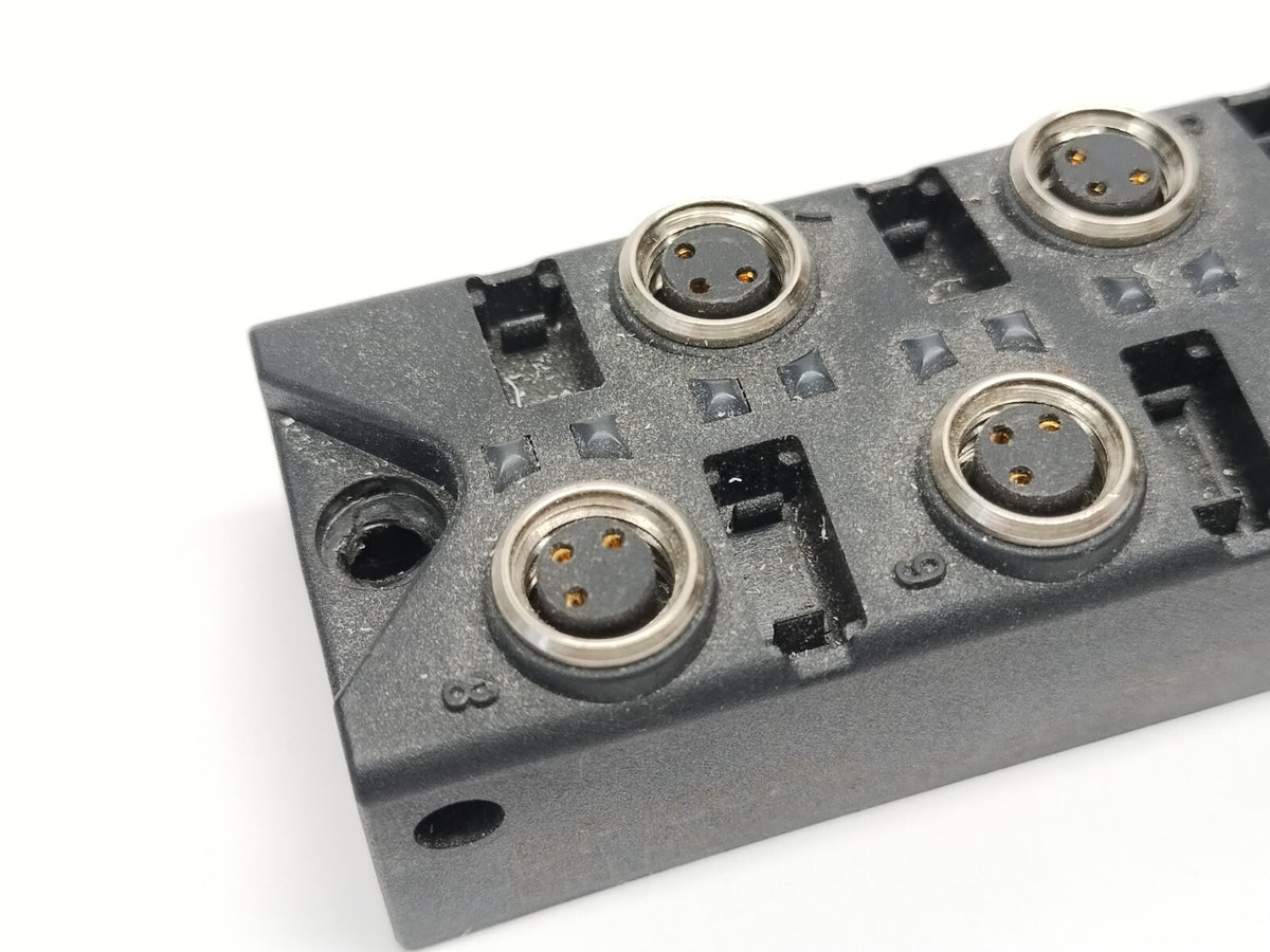 BPI 8M303P-5K-B0-SM4CT, BPI00AL | Balluff BPI00AL 8-Port Junction Block 10-30VDC BPI 8M303P-5K-B0-SM4CT - Used - Maverick Industrial Sales