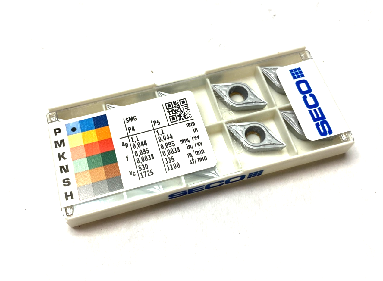 Seco DCMT11T304-F1, TP2501 DURTOMIC Insert for Turning DCMT32.51-F1 PKG OF 10 - Maverick Industrial Sales