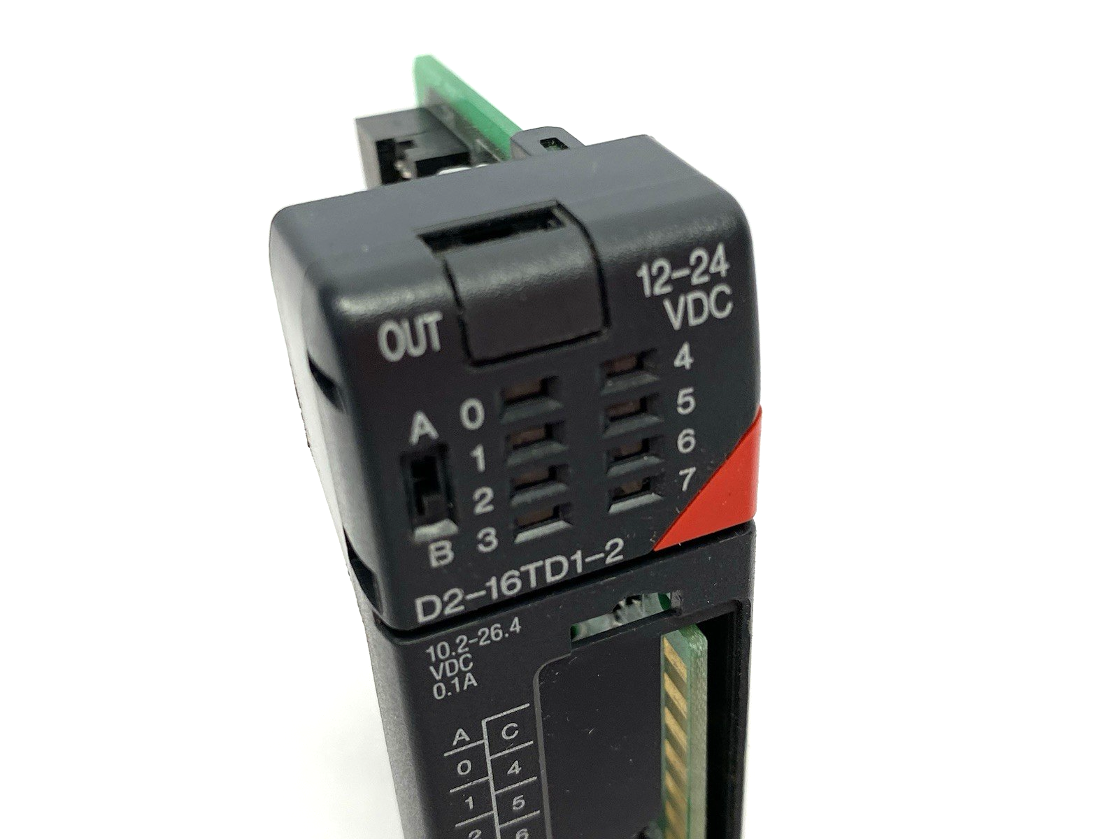 D2-16TD1-2 | Automation Direct DirectLOGIC DL205 Discrete Output Mod. BROKEN FACE - Used - Maverick Industrial Sales